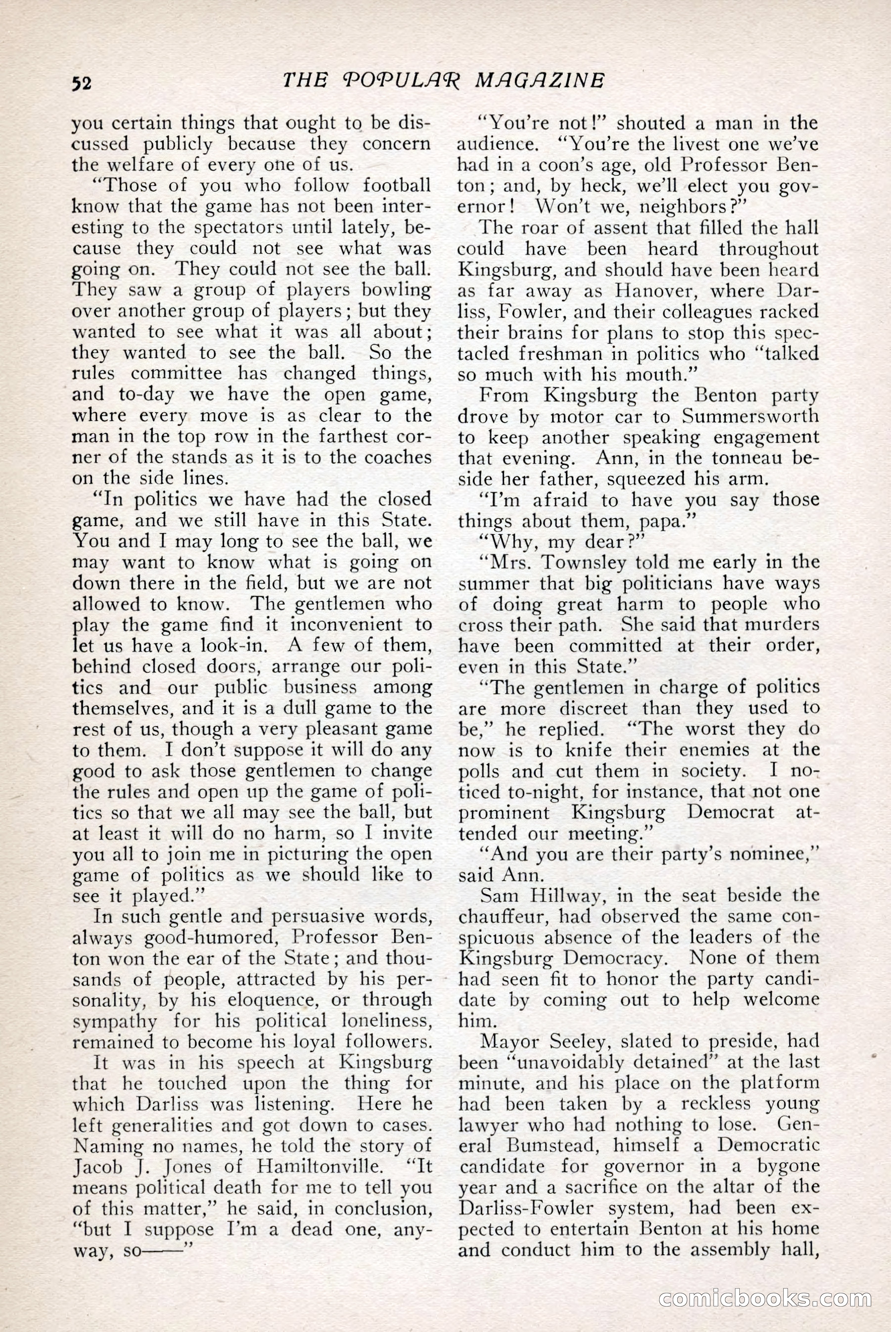 The Popular Magazine, July 7, 1918 — page 58 of 234