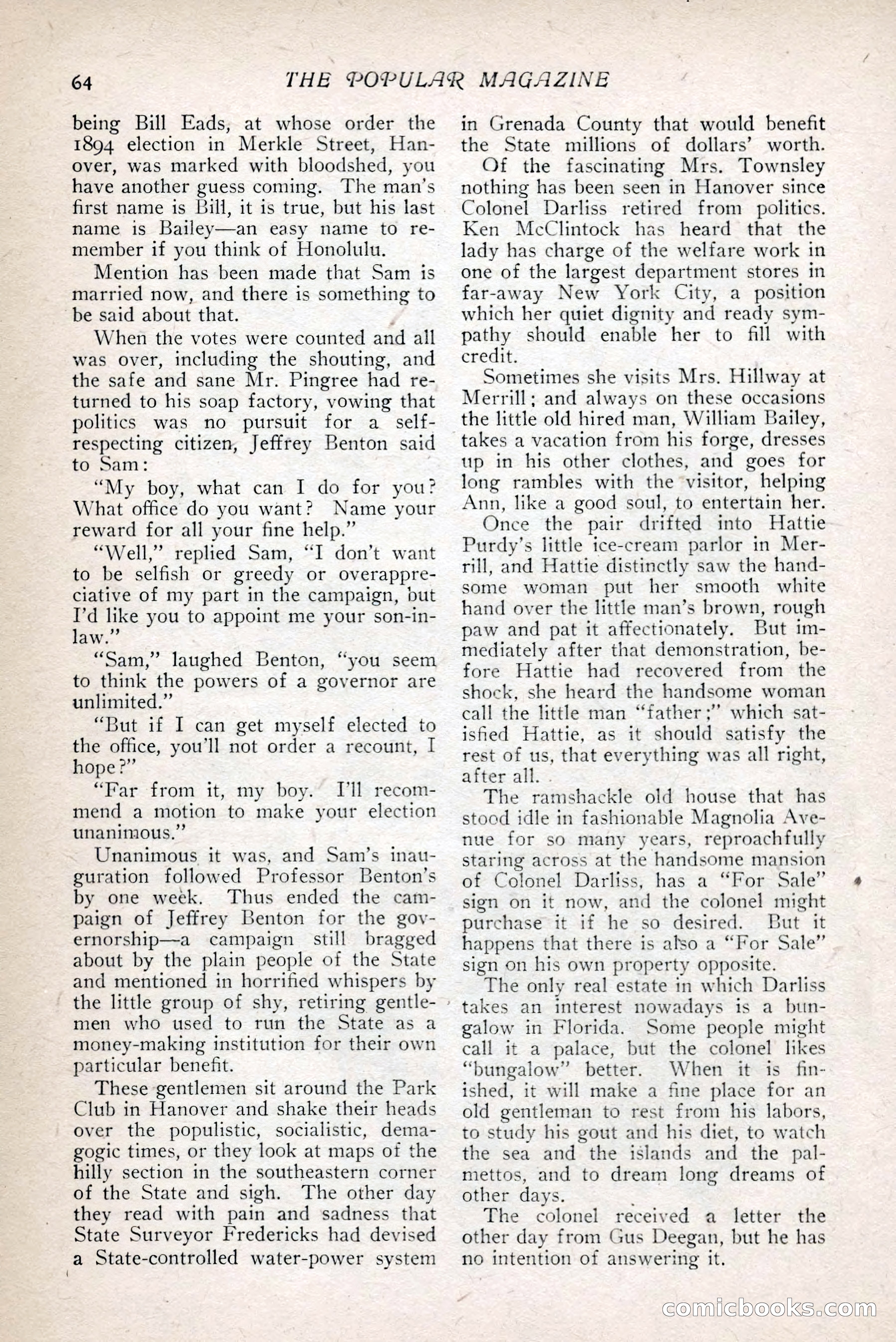 The Popular Magazine, July 7, 1918 — page 70 of 234