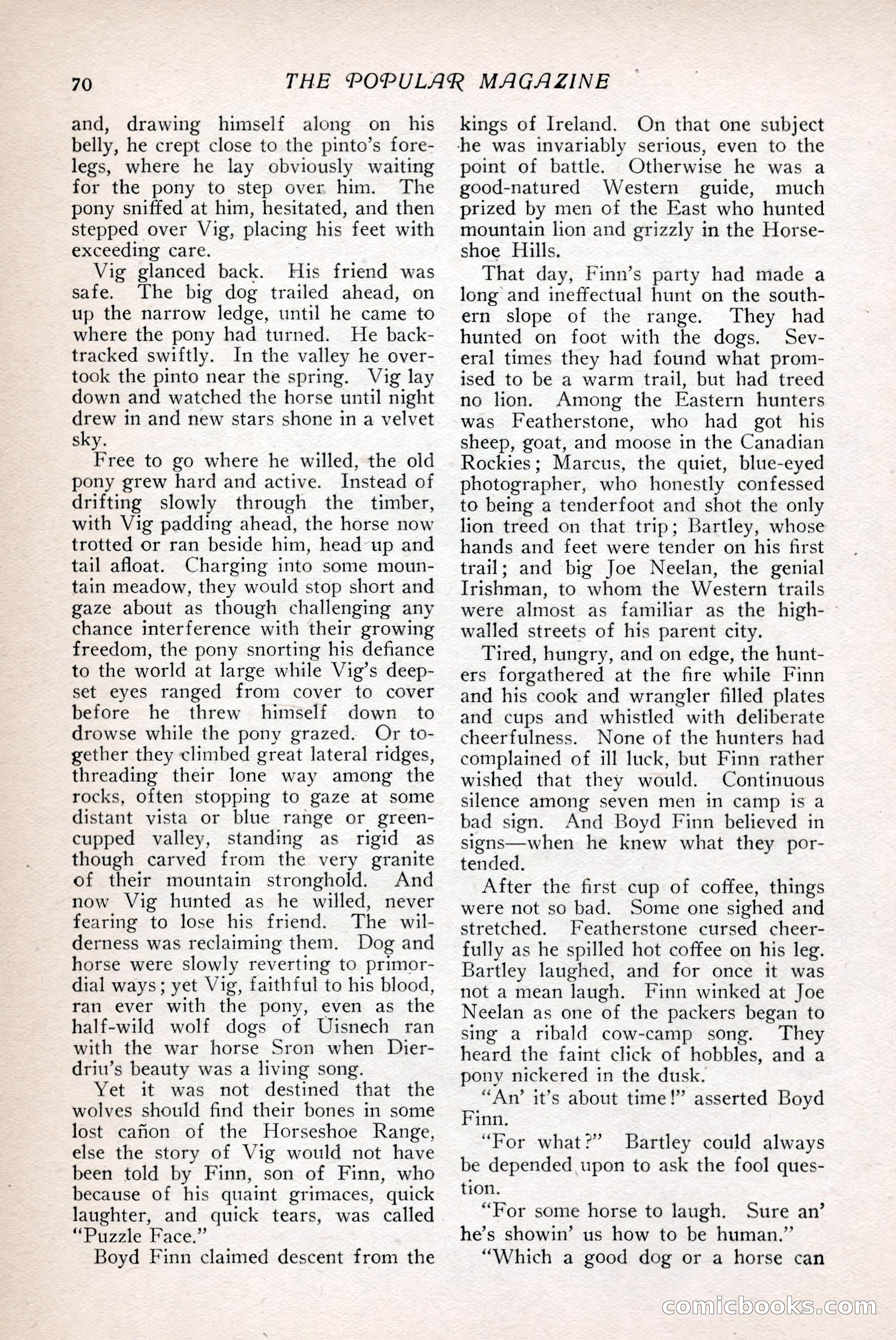 The Popular Magazine, July 7, 1918 — page 76 of 234