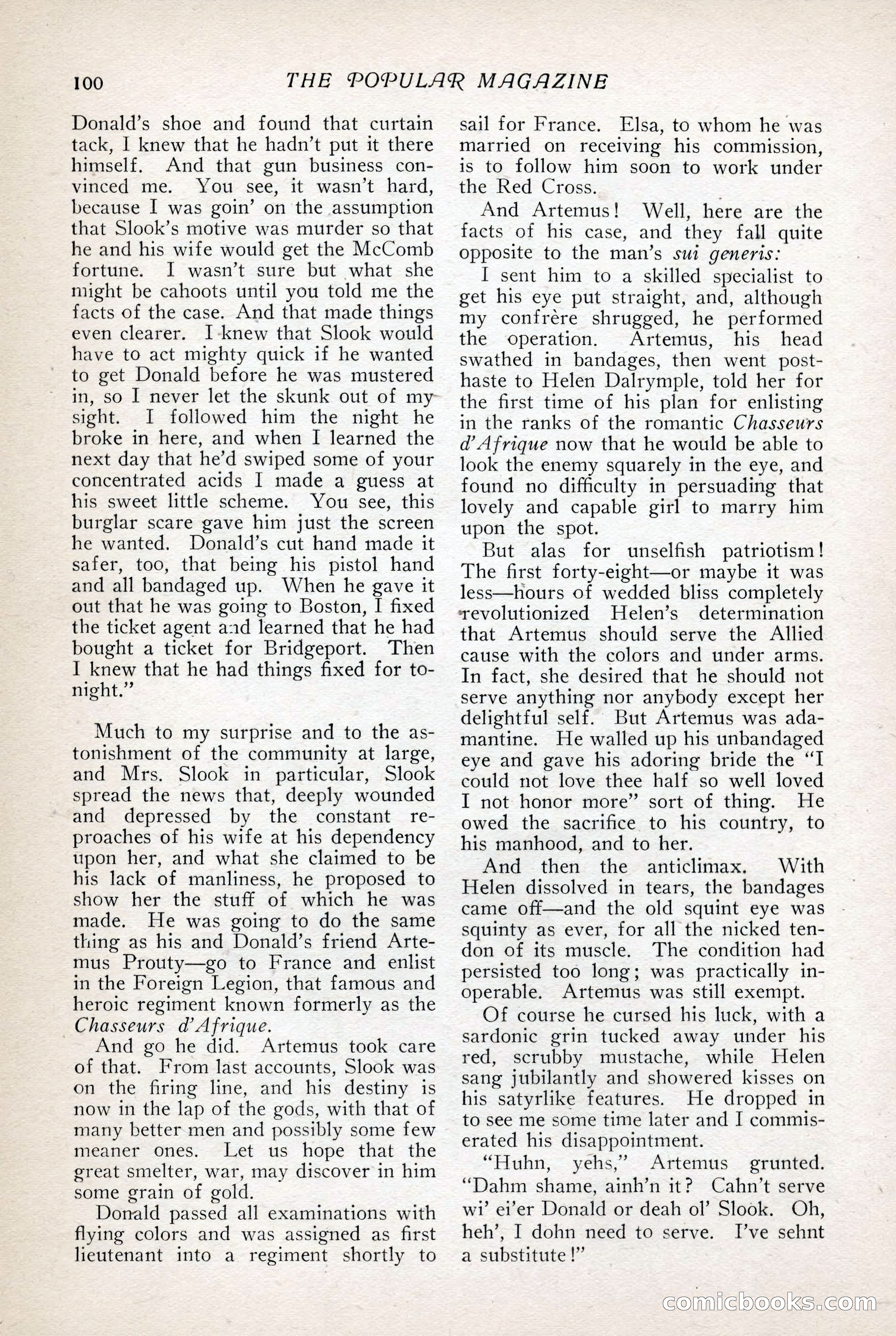 The Popular Magazine, July 7, 1918 — page 106 of 234