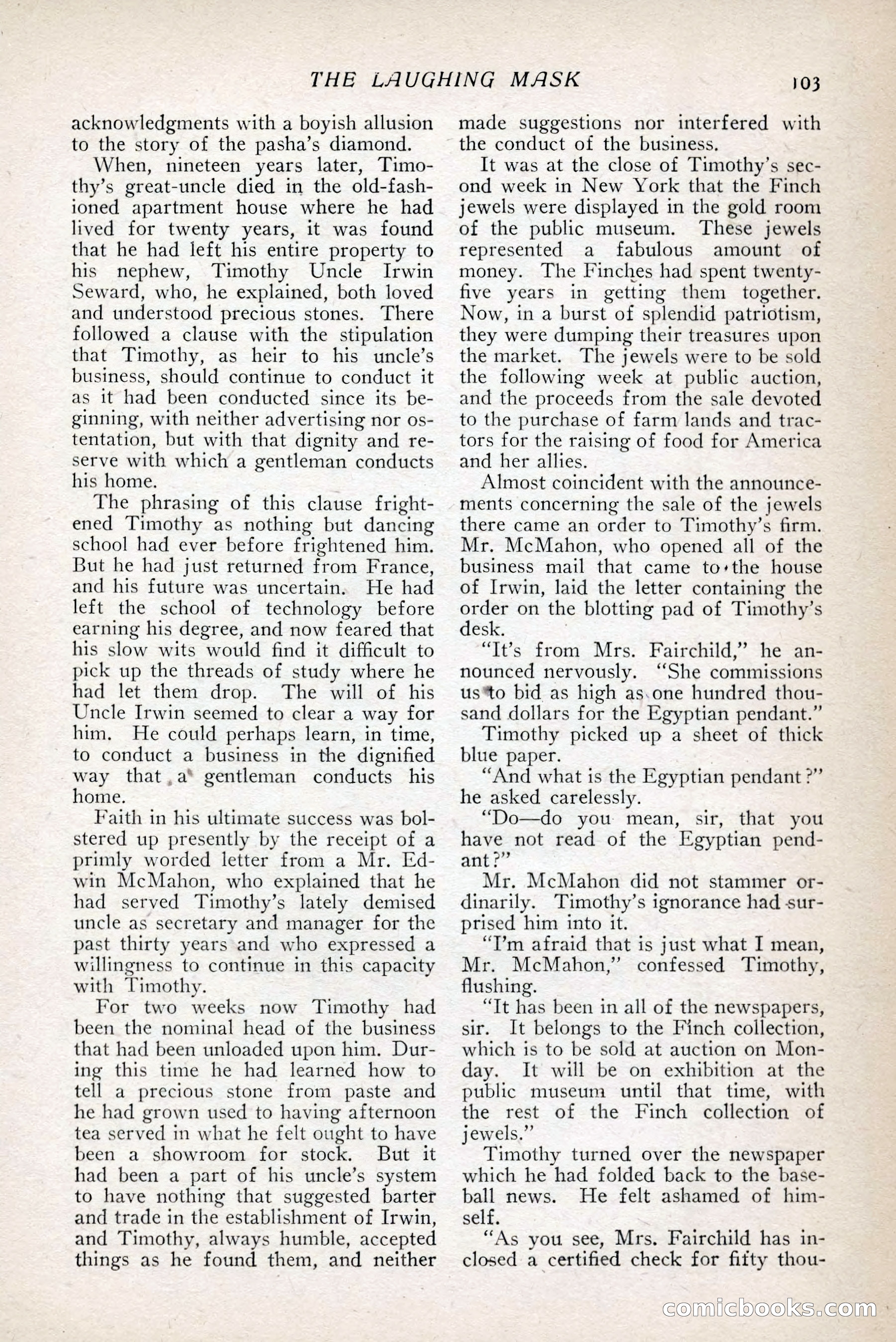 The Popular Magazine, July 7, 1918 — page 109 of 234