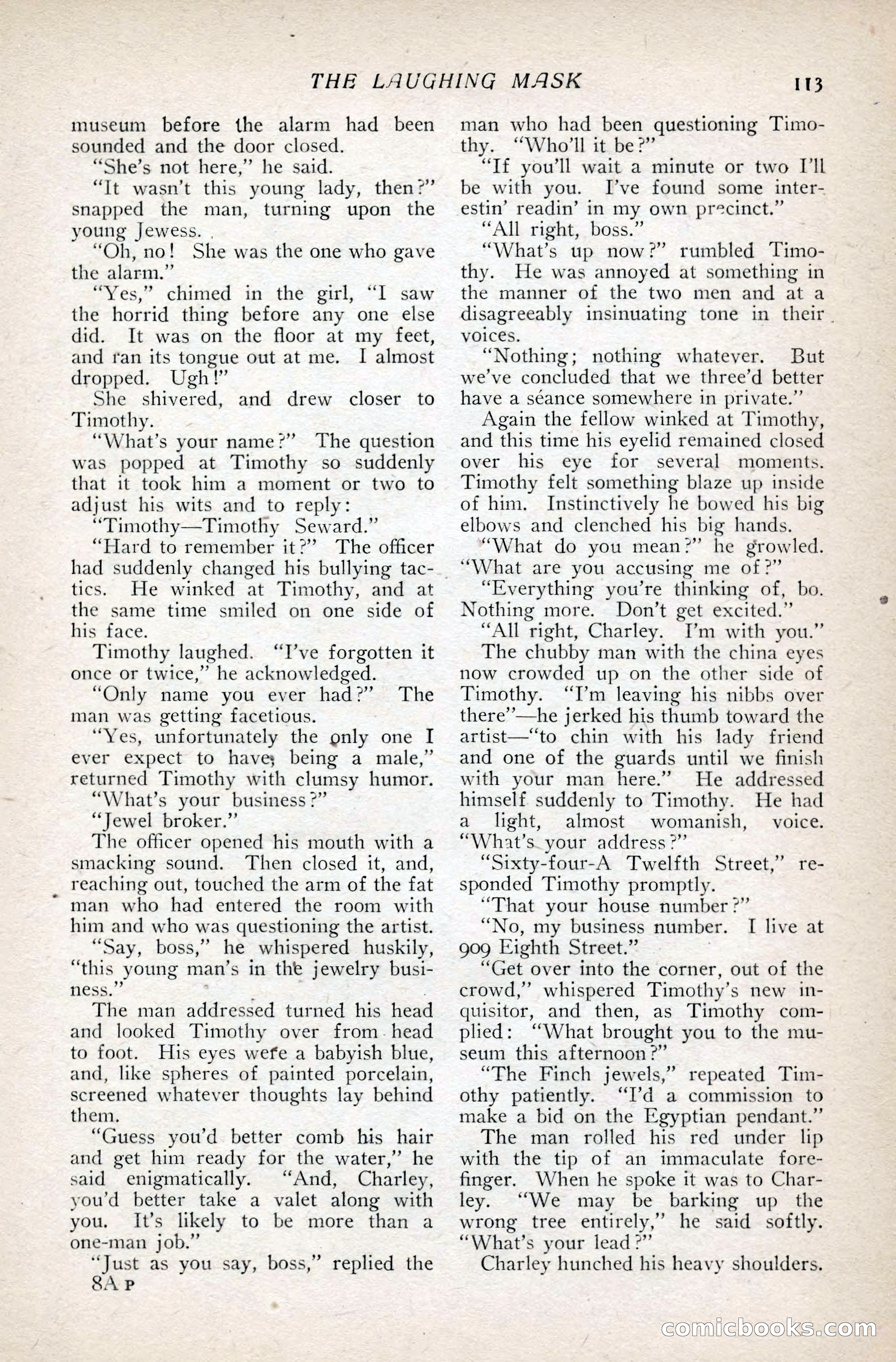 The Popular Magazine, July 7, 1918 — page 119 of 234