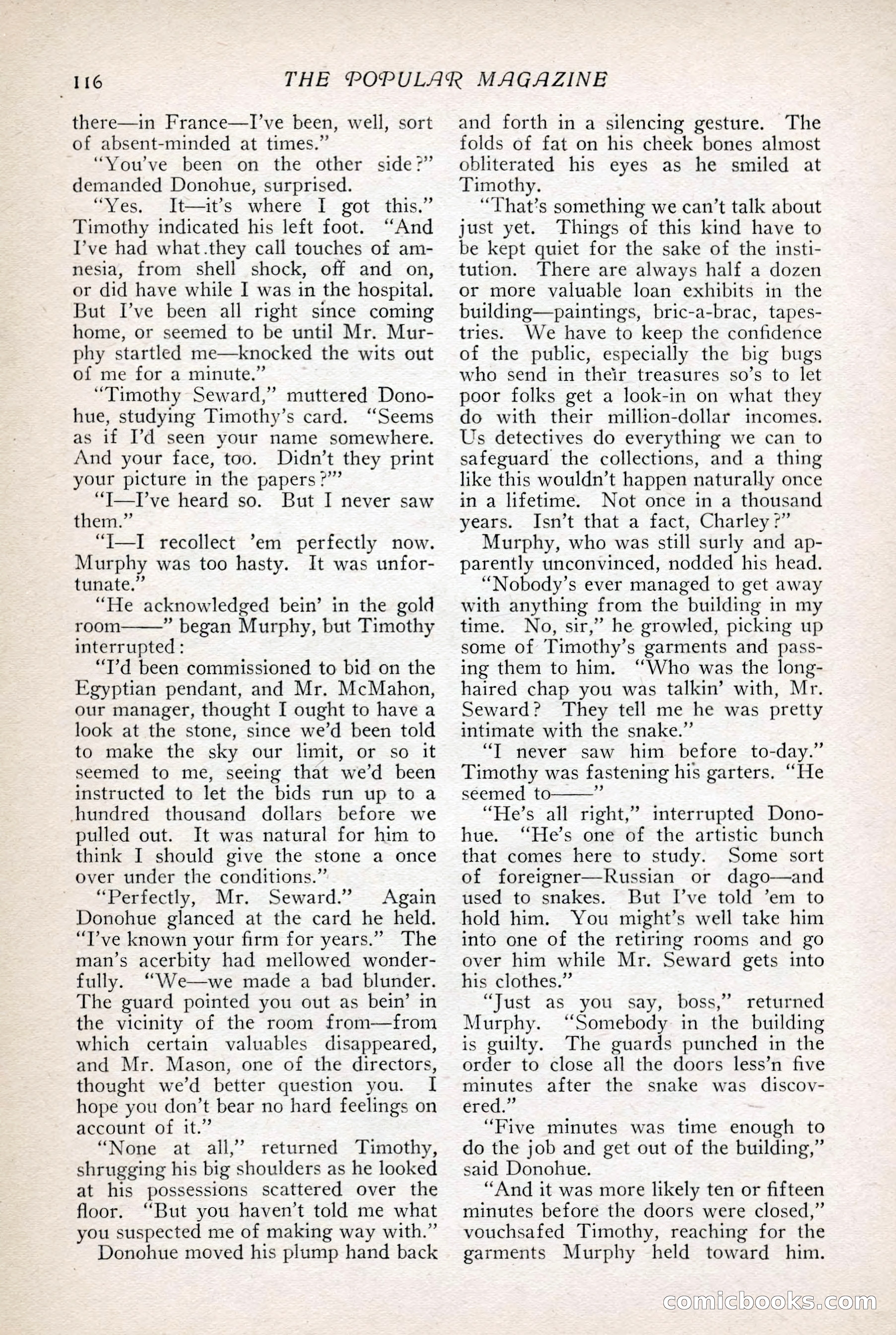 The Popular Magazine, July 7, 1918 — page 122 of 234