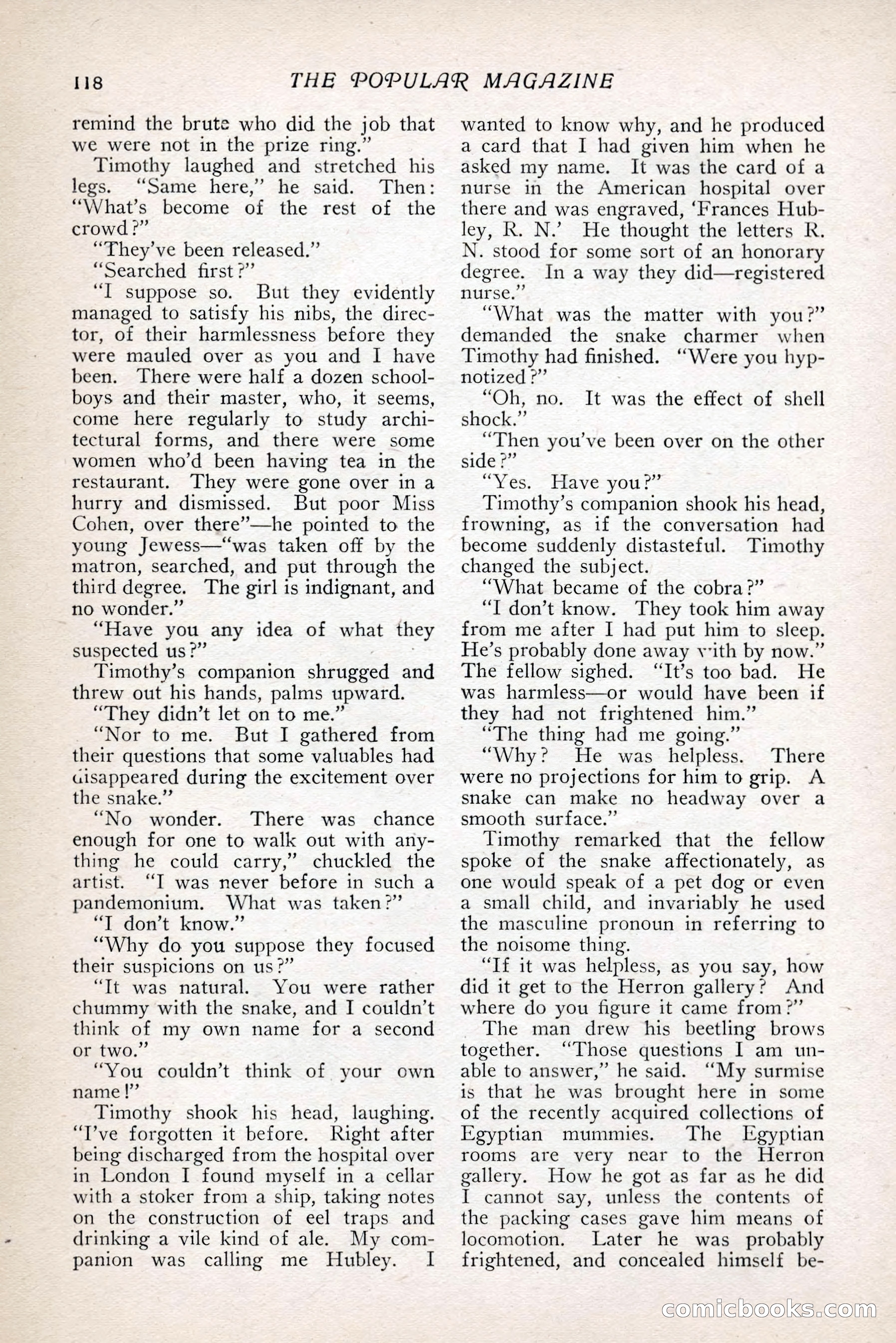 The Popular Magazine, July 7, 1918 — page 124 of 234