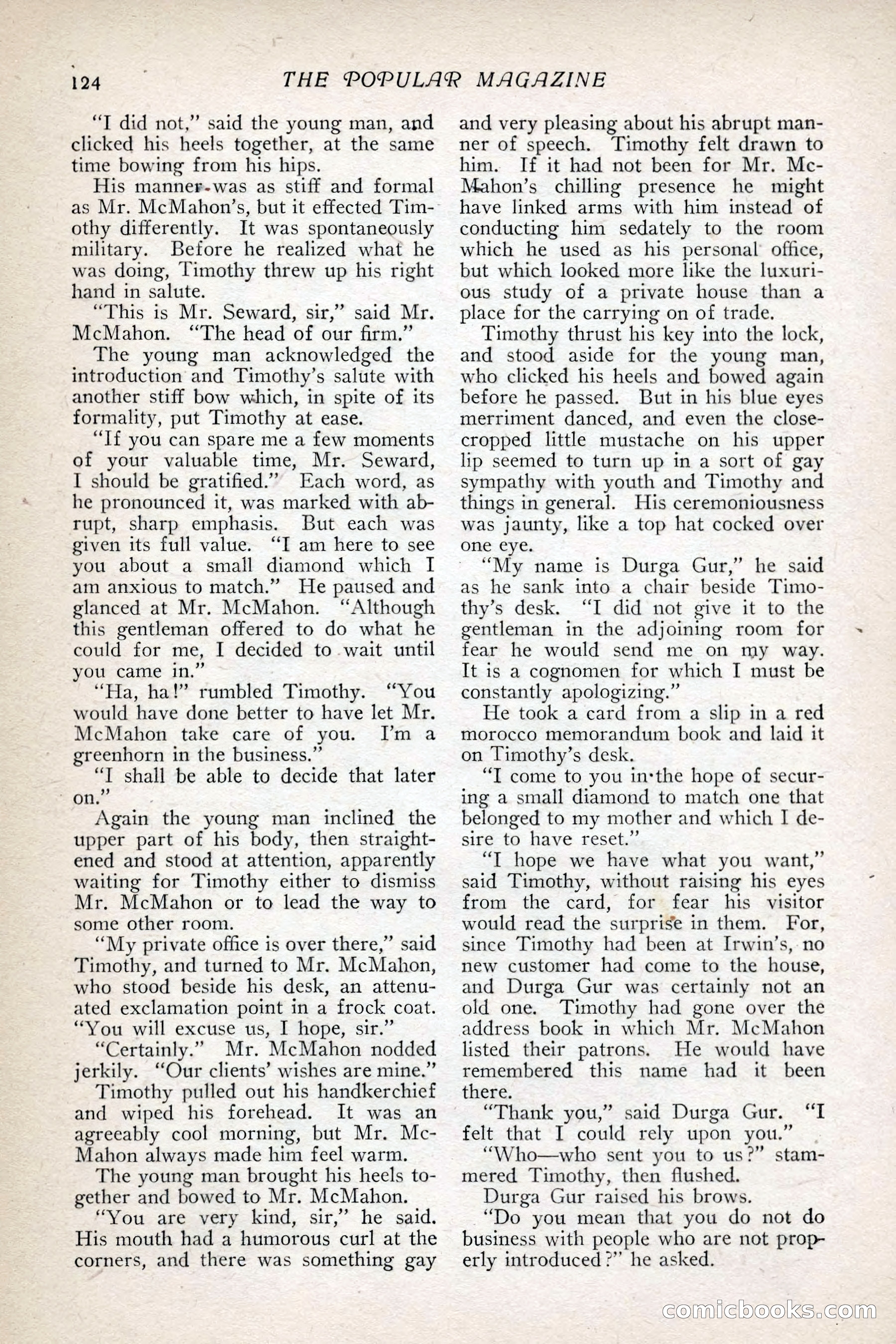 The Popular Magazine, July 7, 1918 — page 130 of 234