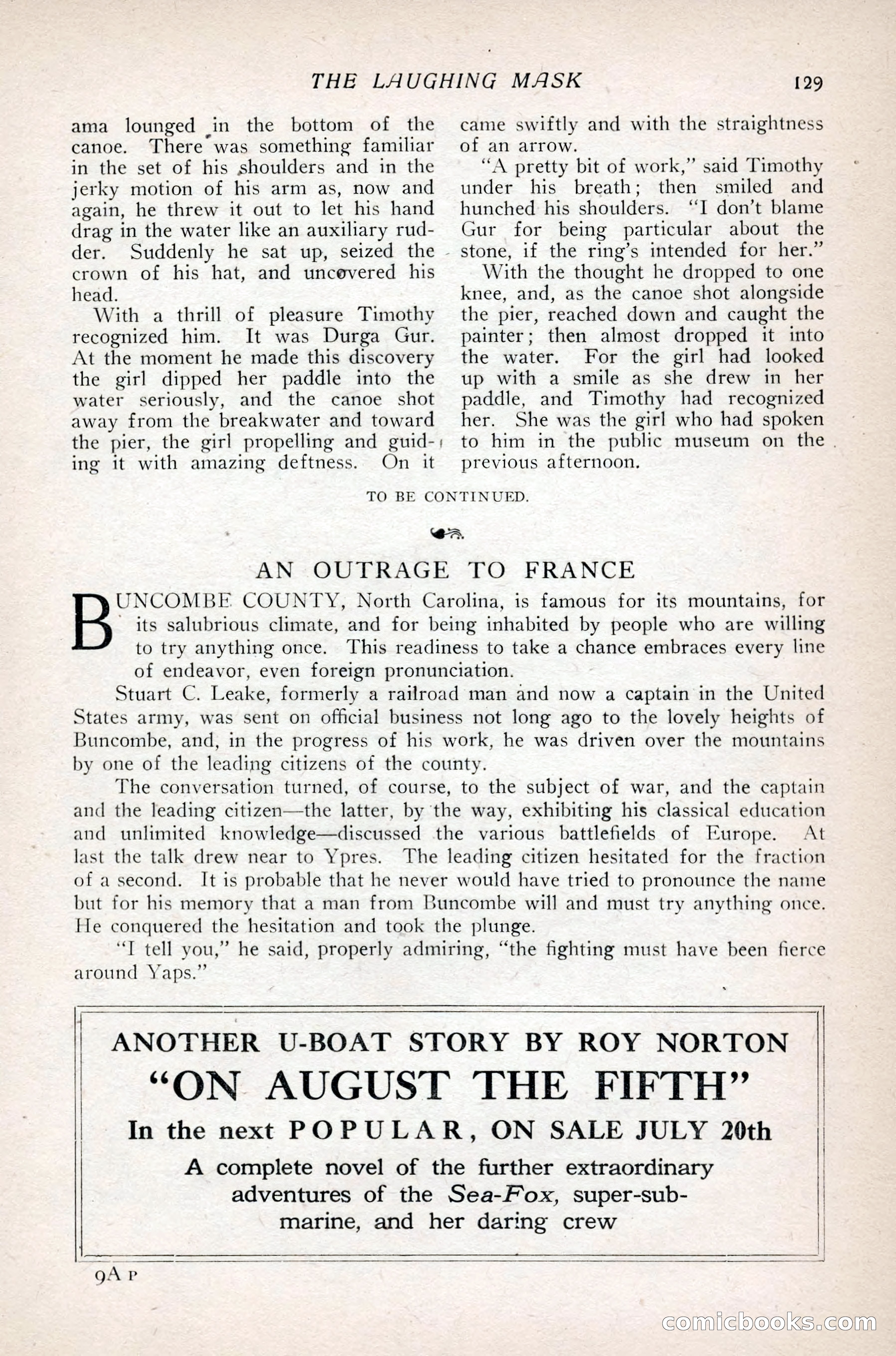 The Popular Magazine, July 7, 1918 — page 135 of 234