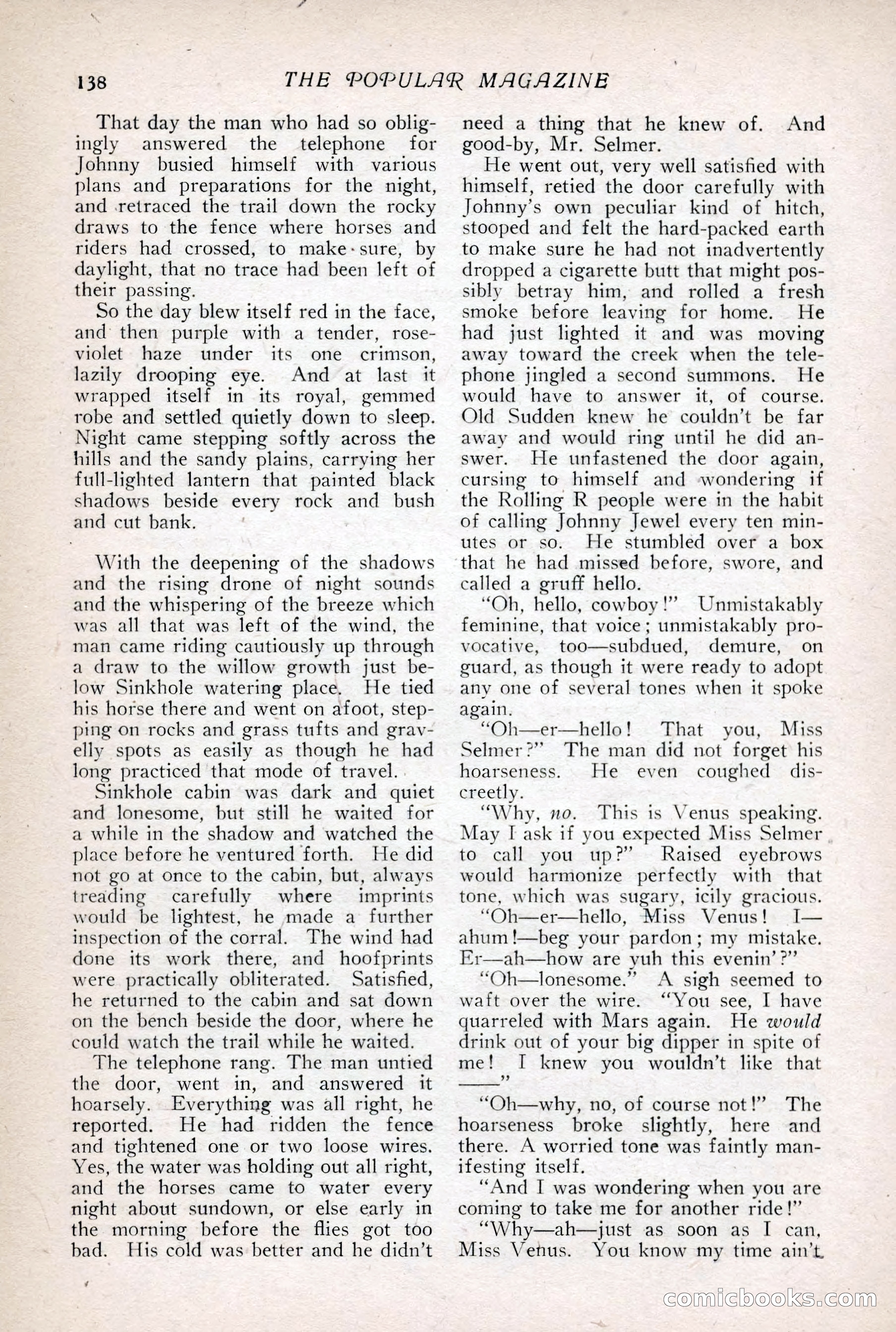 The Popular Magazine, July 7, 1918 — page 144 of 234