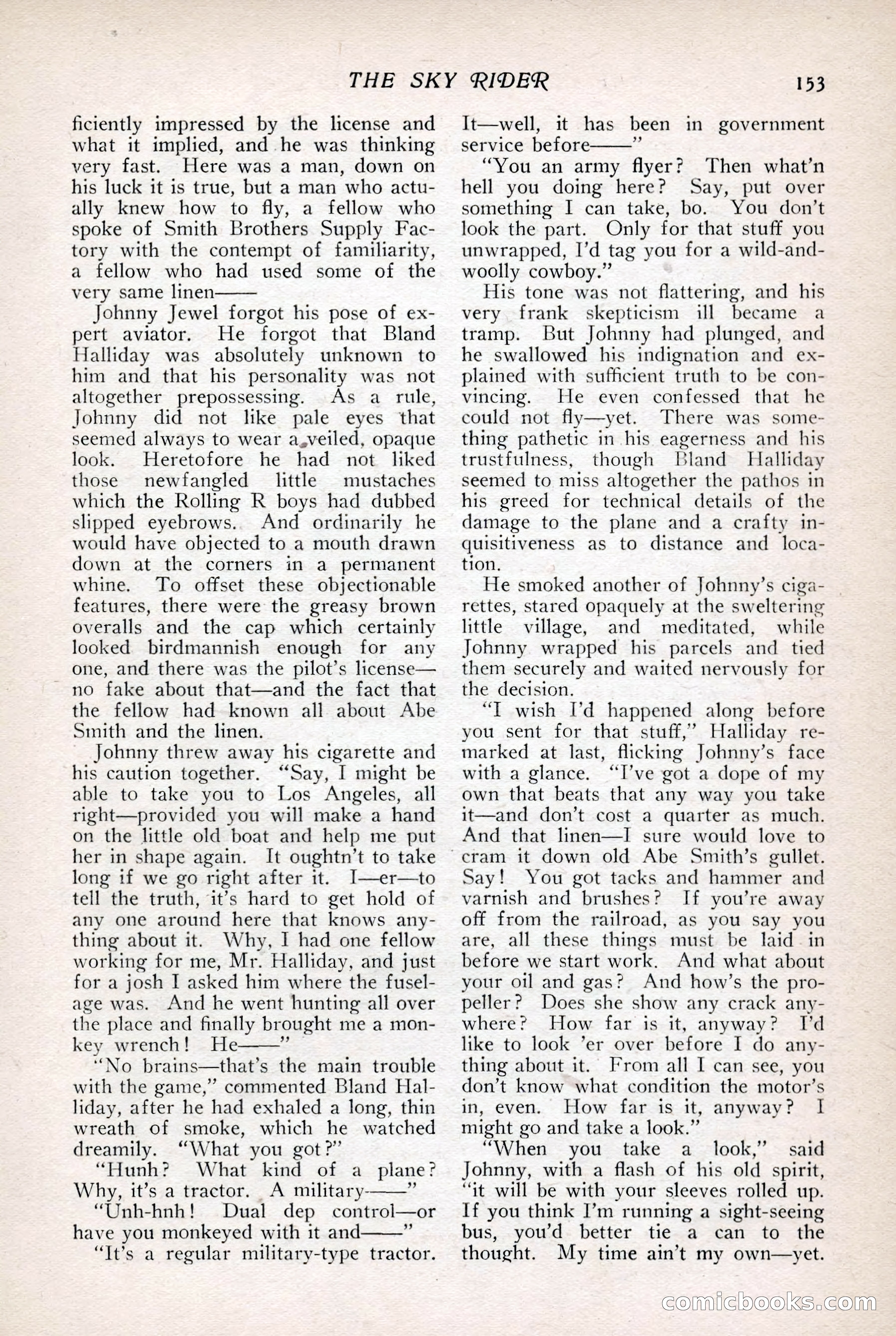 The Popular Magazine, July 7, 1918 — page 159 of 234