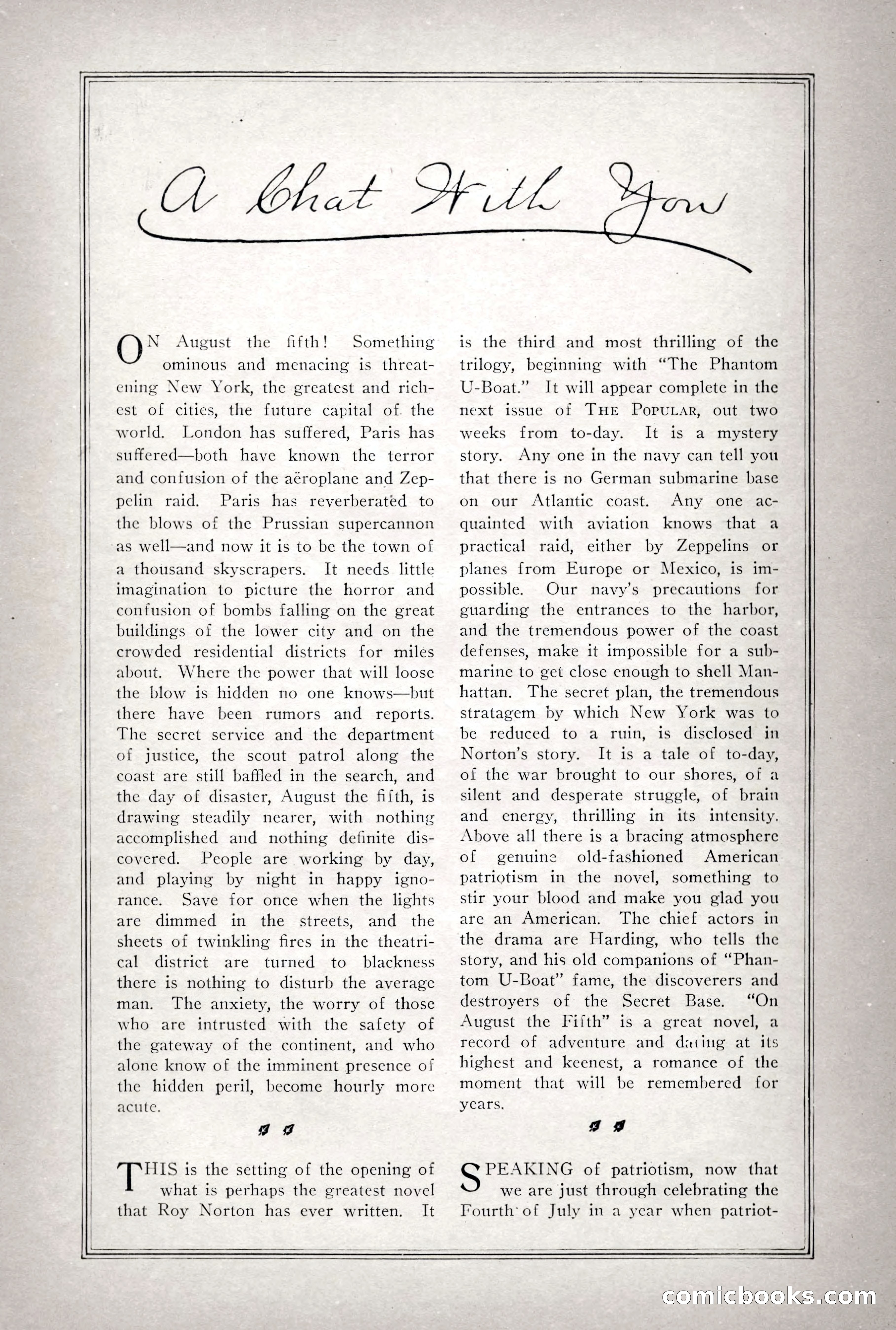 The Popular Magazine, July 7, 1918 — page 231 of 234