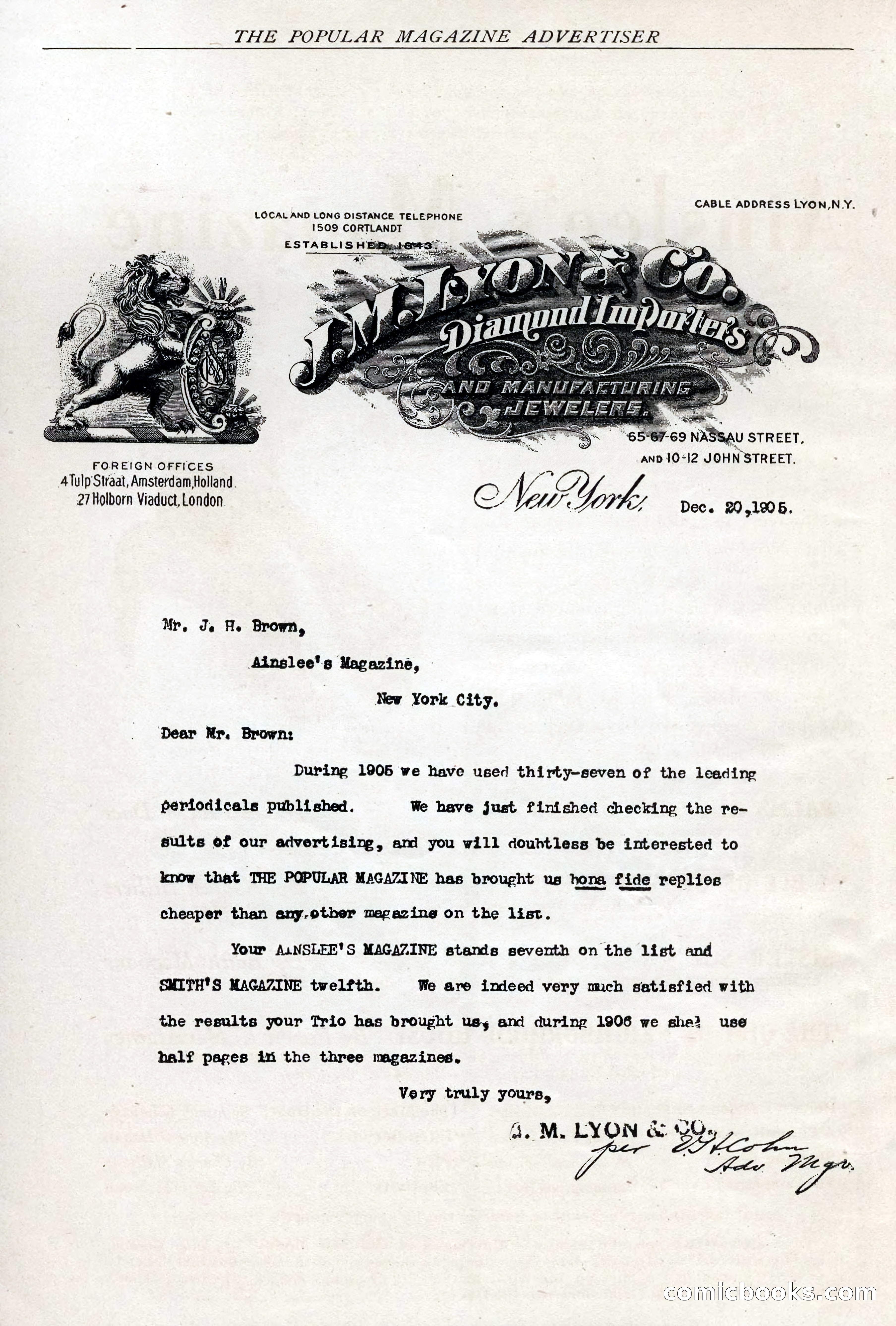 Popular Magazine, February 1906 — page 10 of 228