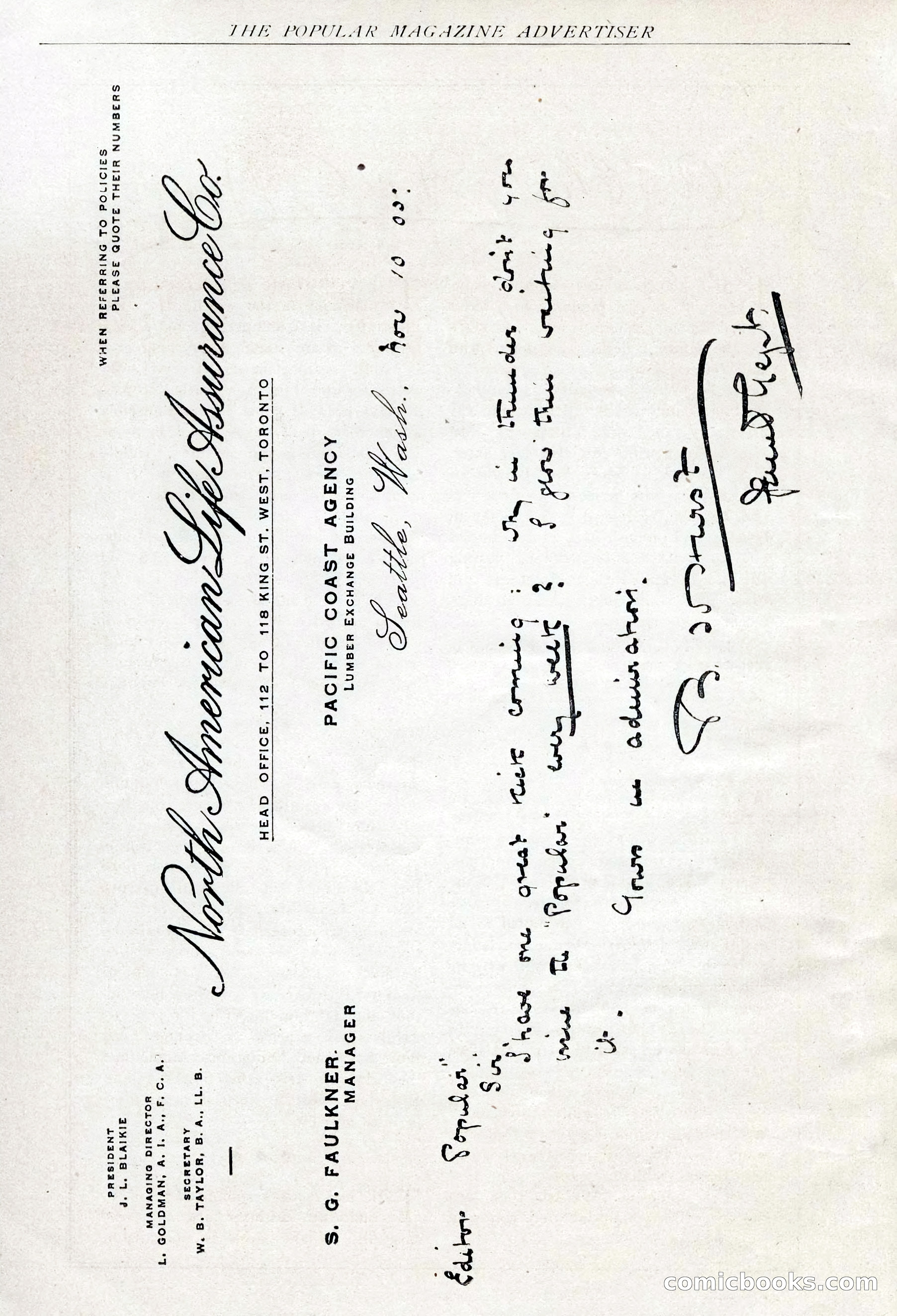 Popular Magazine, February 1906 — page 12 of 228