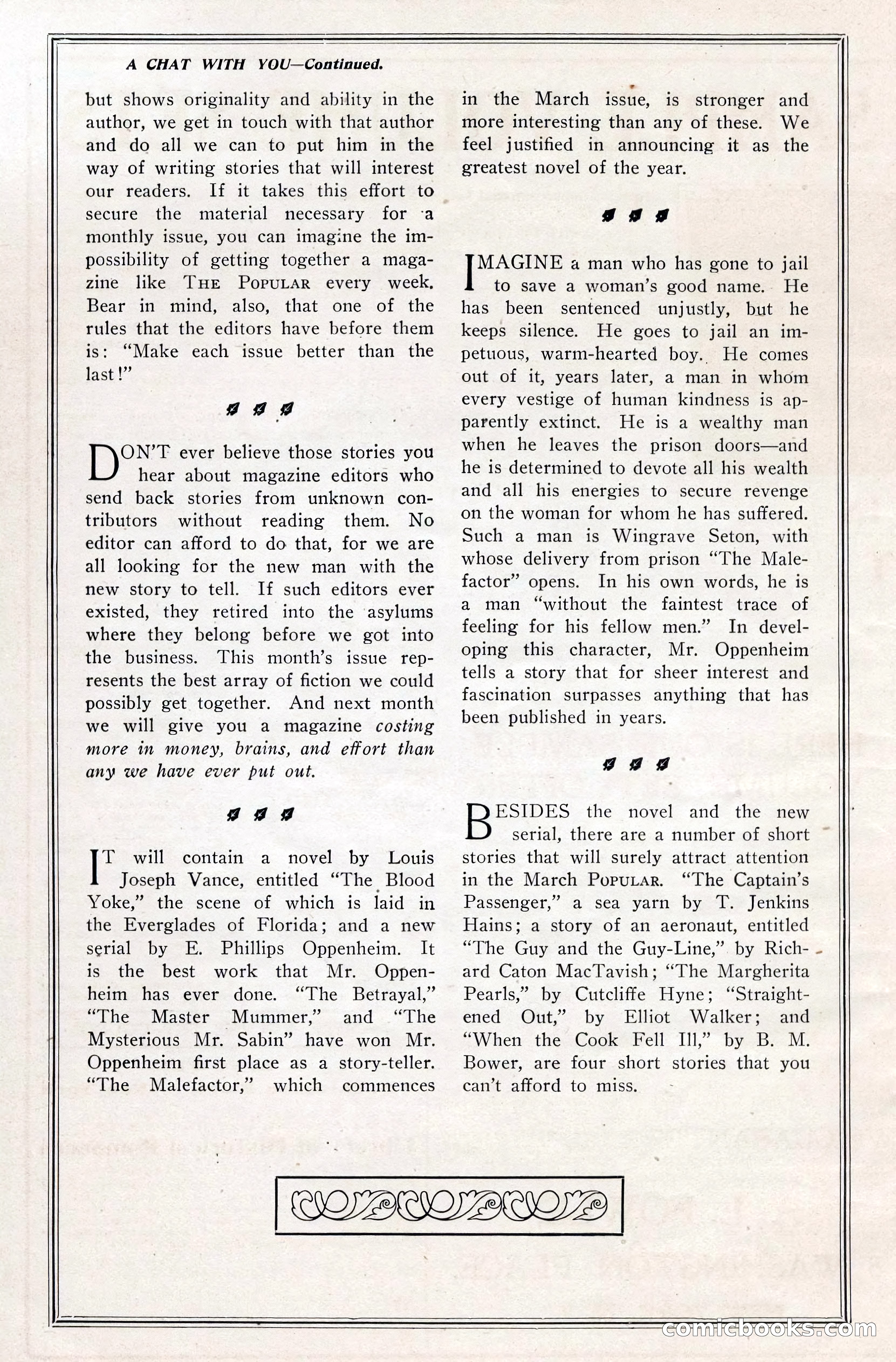 Popular Magazine, February 1906 — page 14 of 228