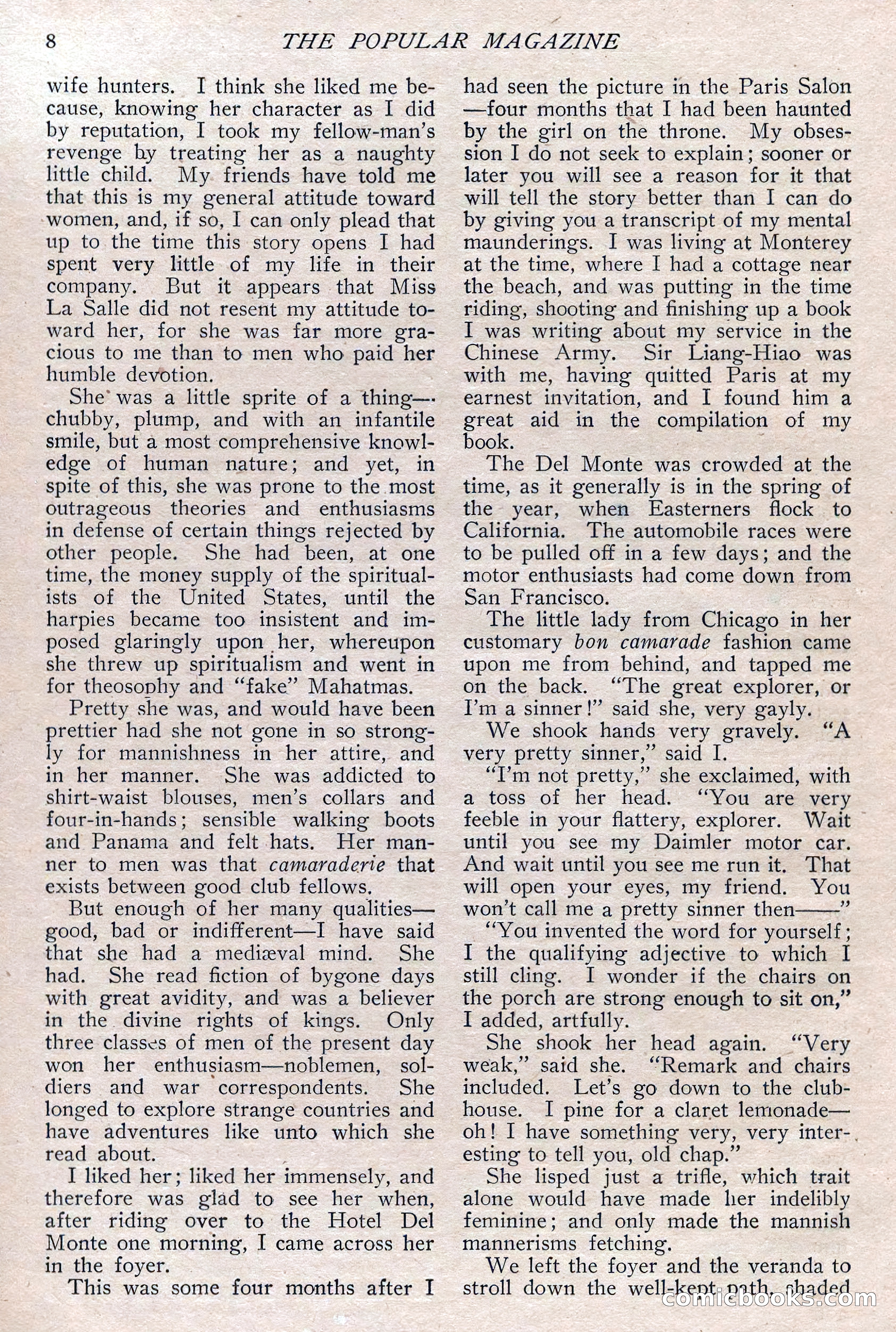 Popular Magazine, February 1906 — page 26 of 228