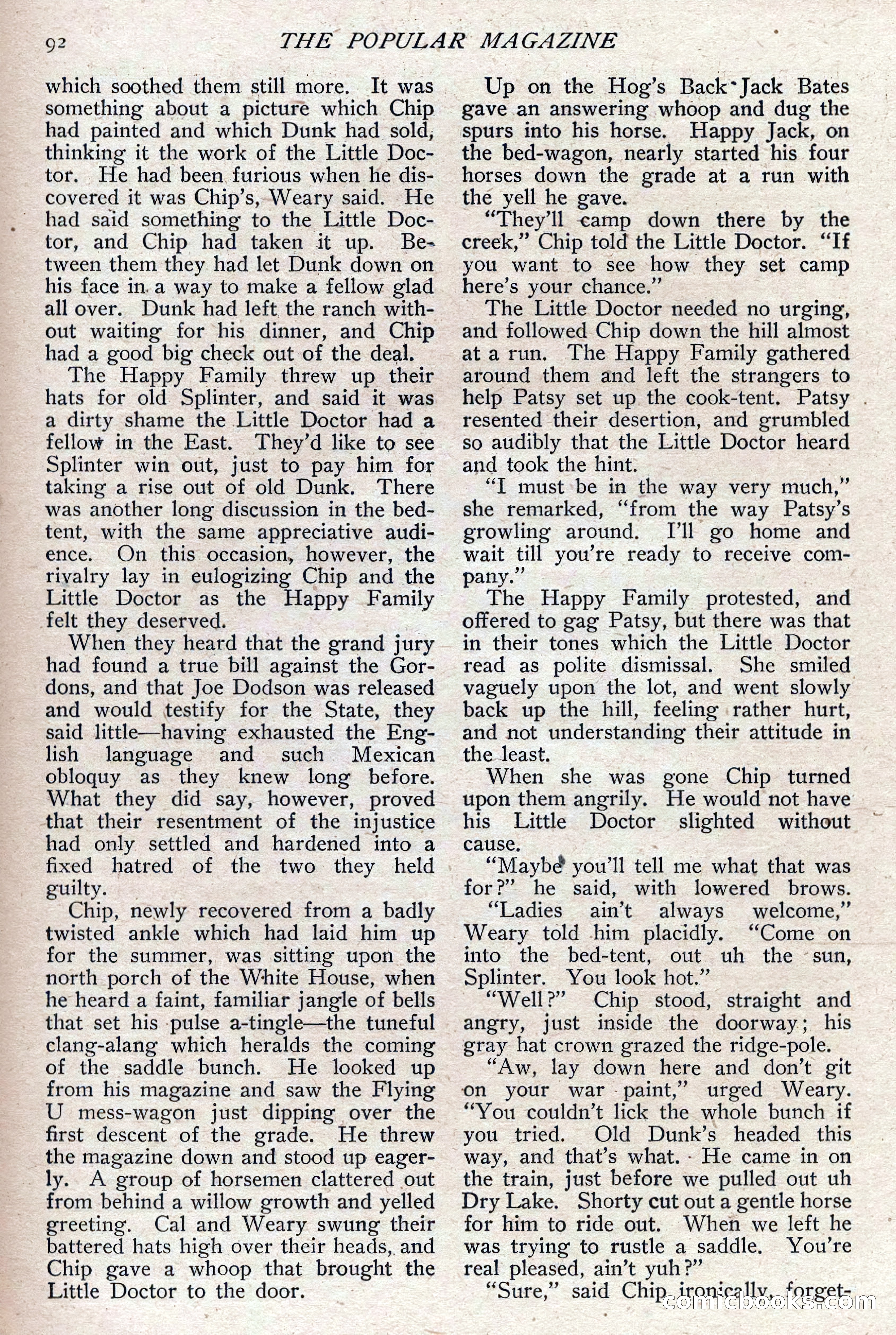 Popular Magazine, February 1906 — page 110 of 228