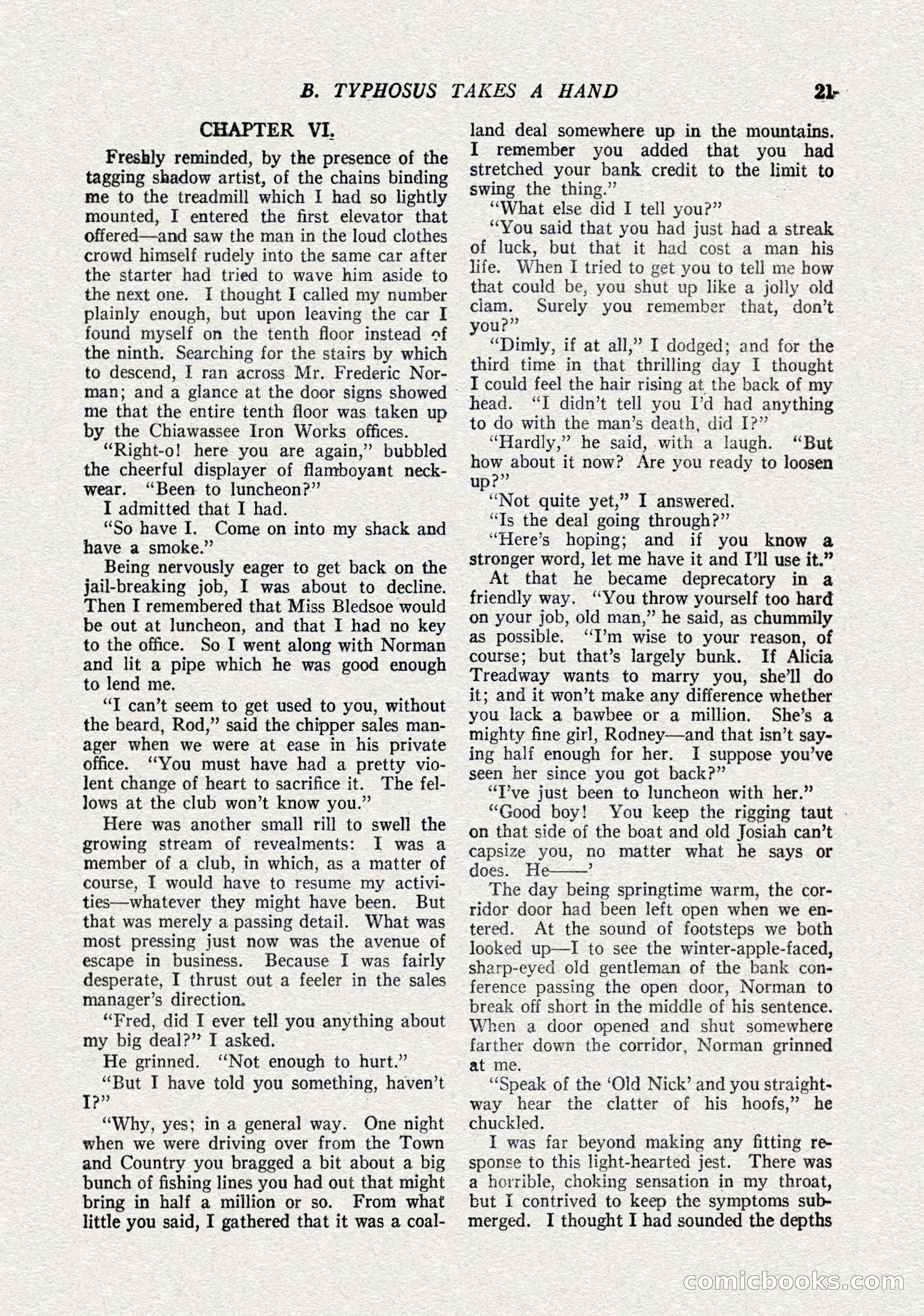 The Popular Magazine, October 15, 1921 — page 23 of 196