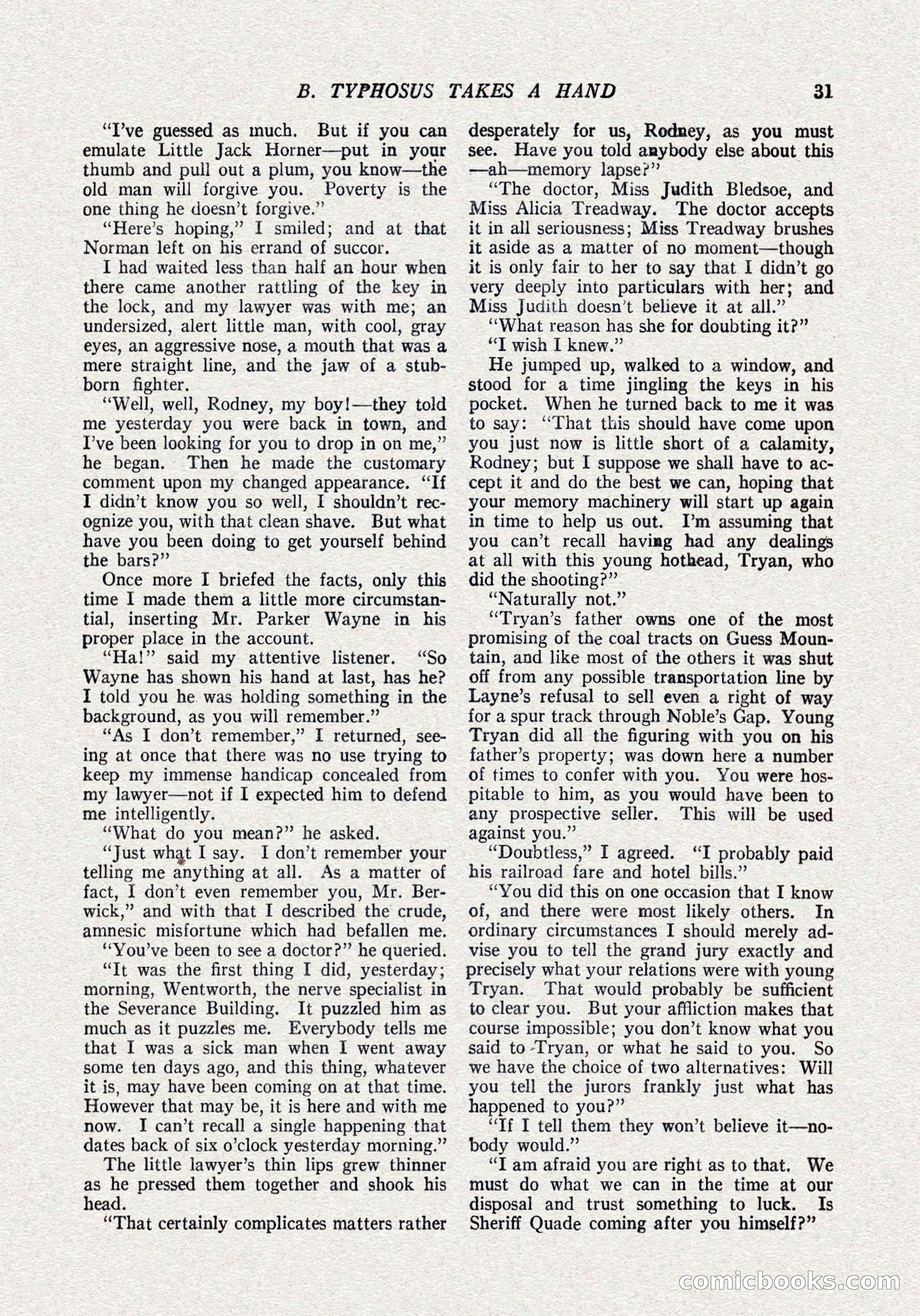 The Popular Magazine, October 15, 1921 — page 33 of 196