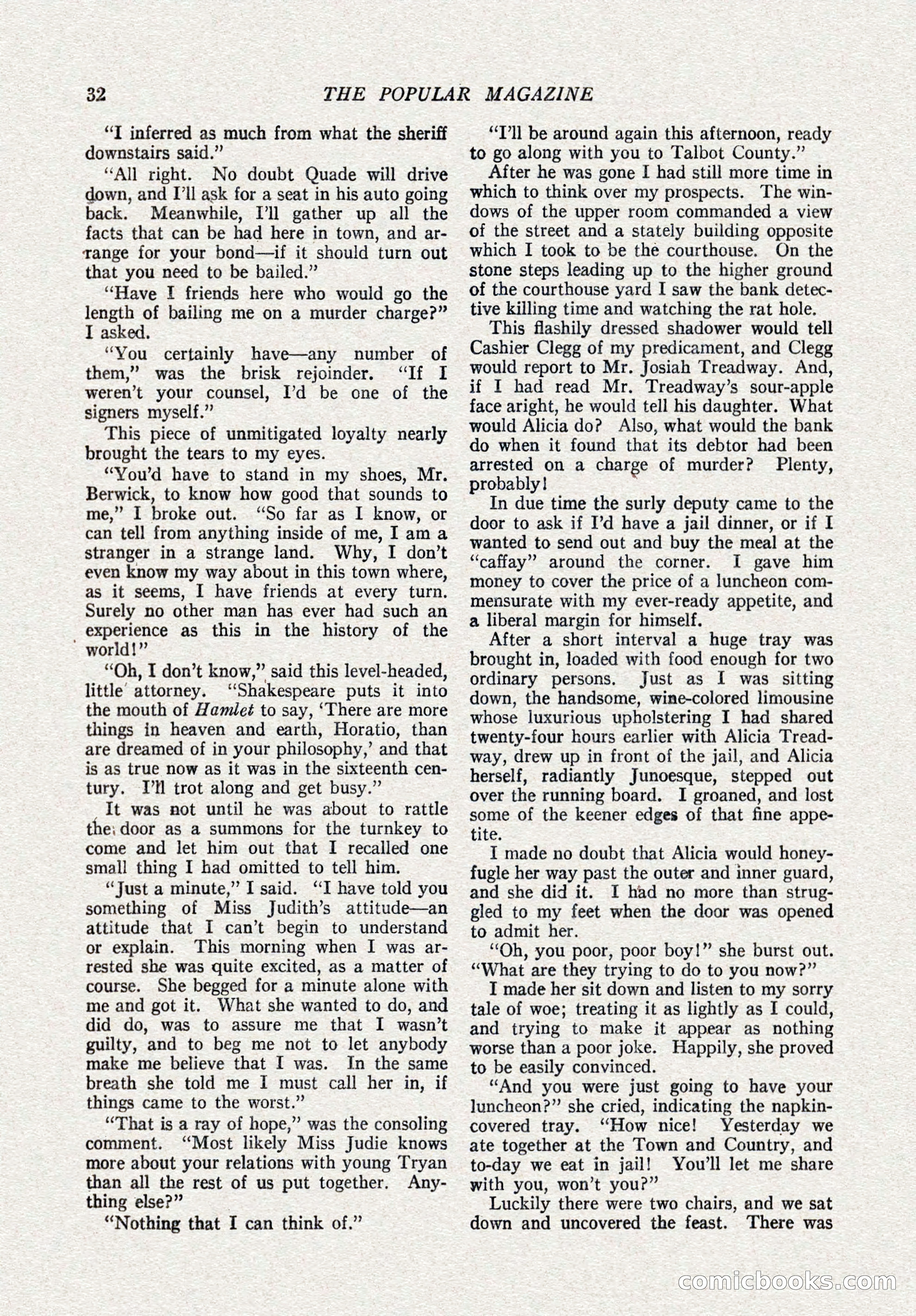The Popular Magazine, October 15, 1921 — page 34 of 196