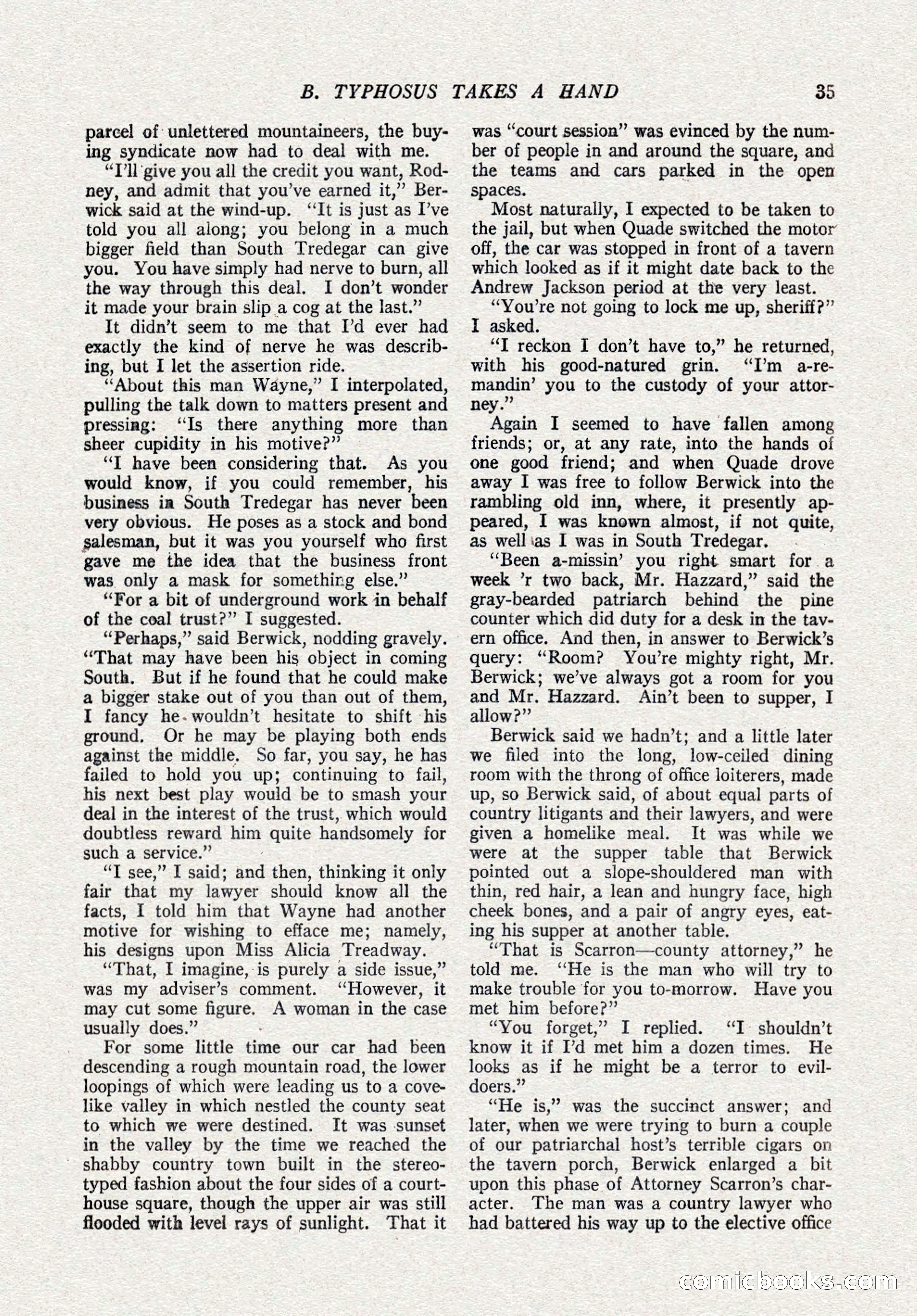 The Popular Magazine, October 15, 1921 — page 37 of 196