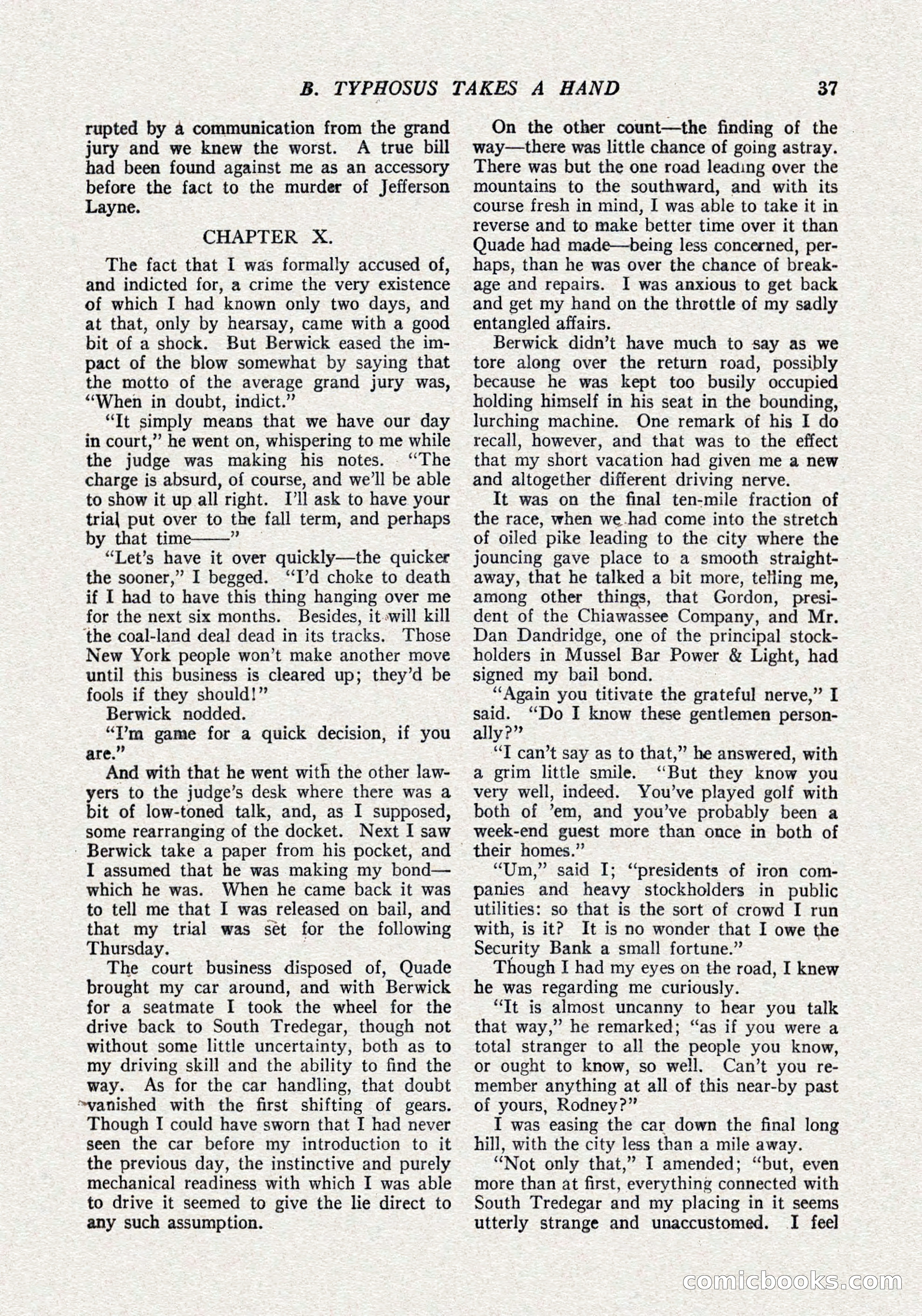 The Popular Magazine, October 15, 1921 — page 39 of 196
