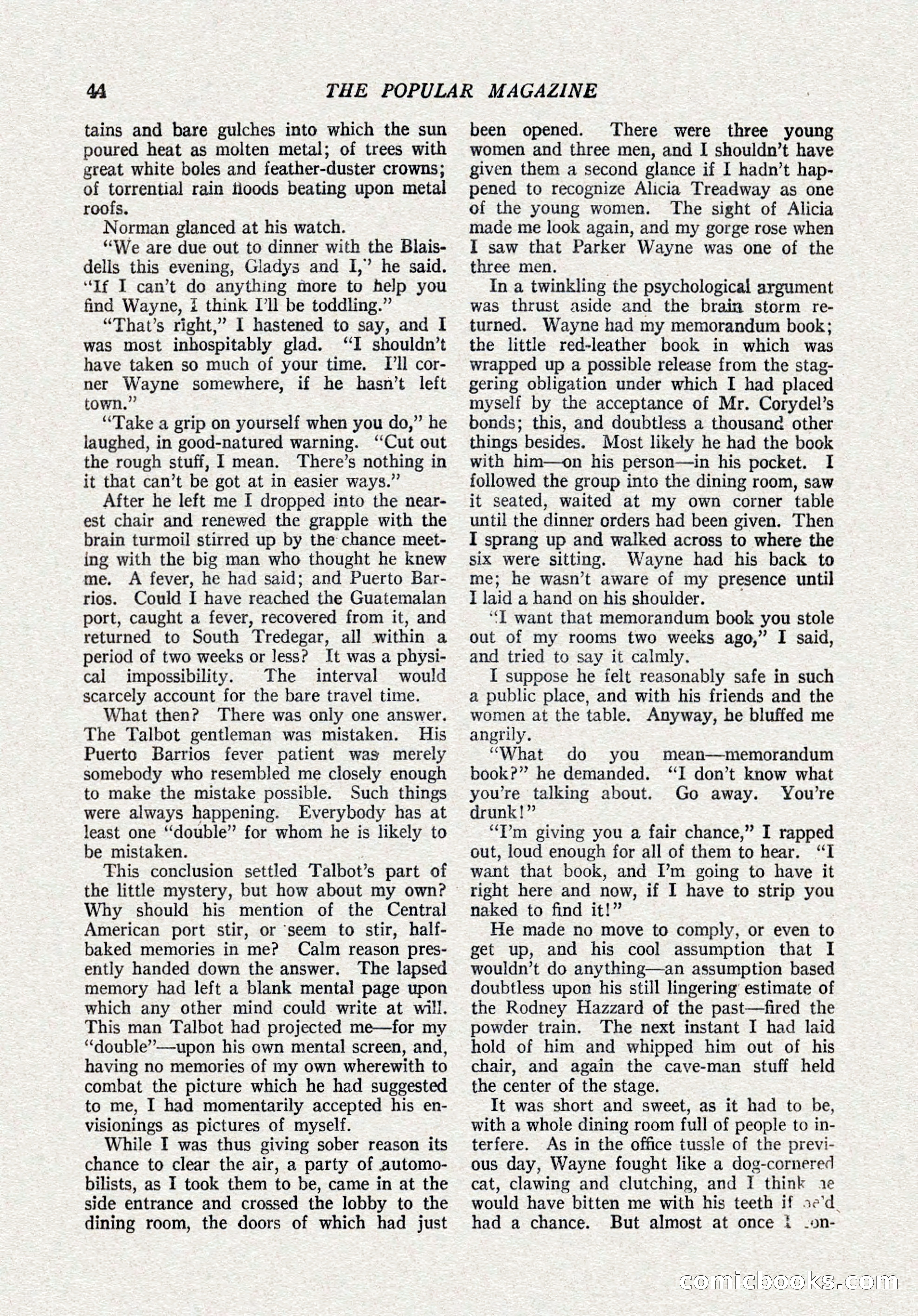 The Popular Magazine, October 15, 1921 — page 46 of 196