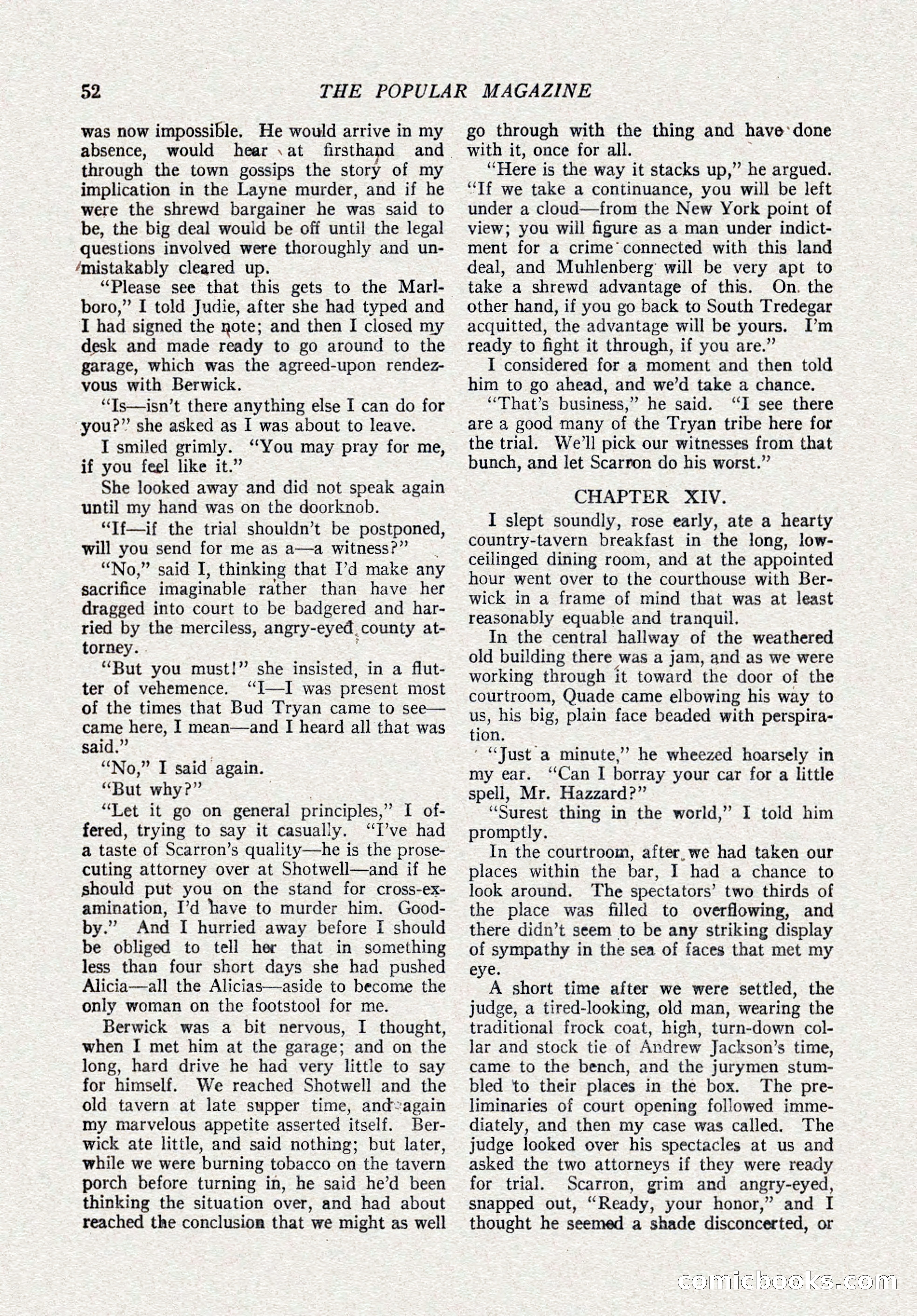 The Popular Magazine, October 15, 1921 — page 54 of 196