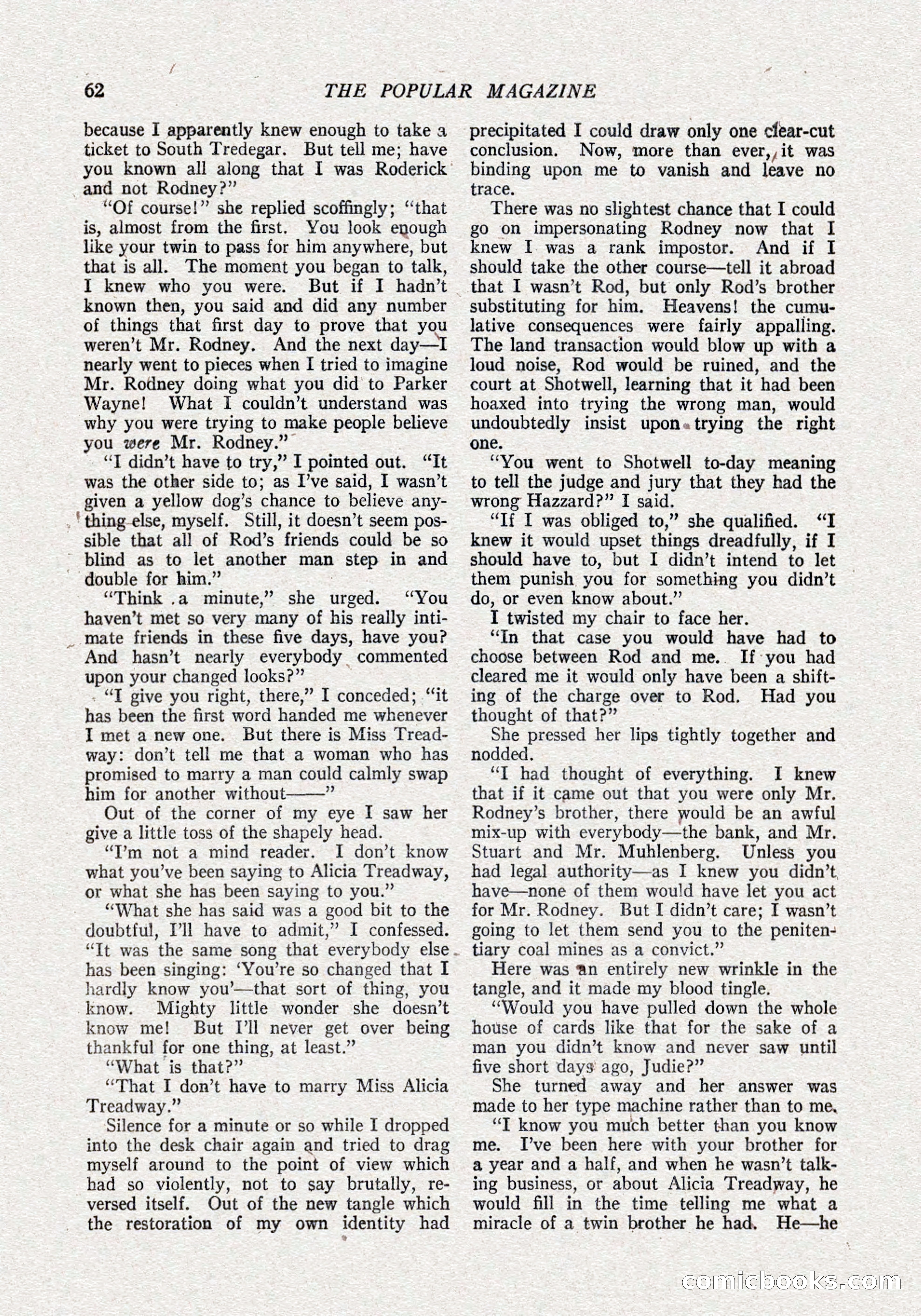 The Popular Magazine, October 15, 1921 — page 64 of 196