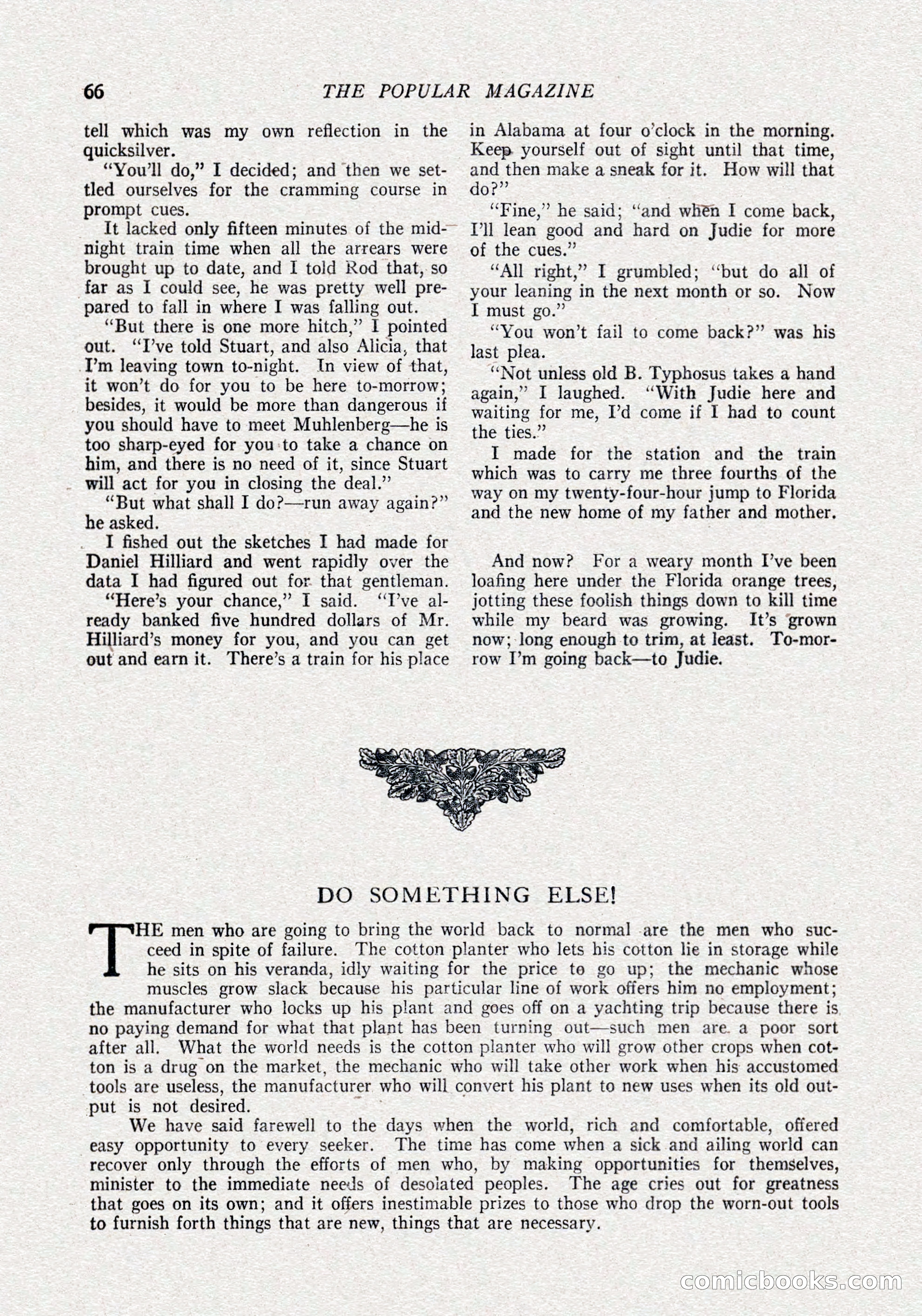 The Popular Magazine, October 15, 1921 — page 68 of 196