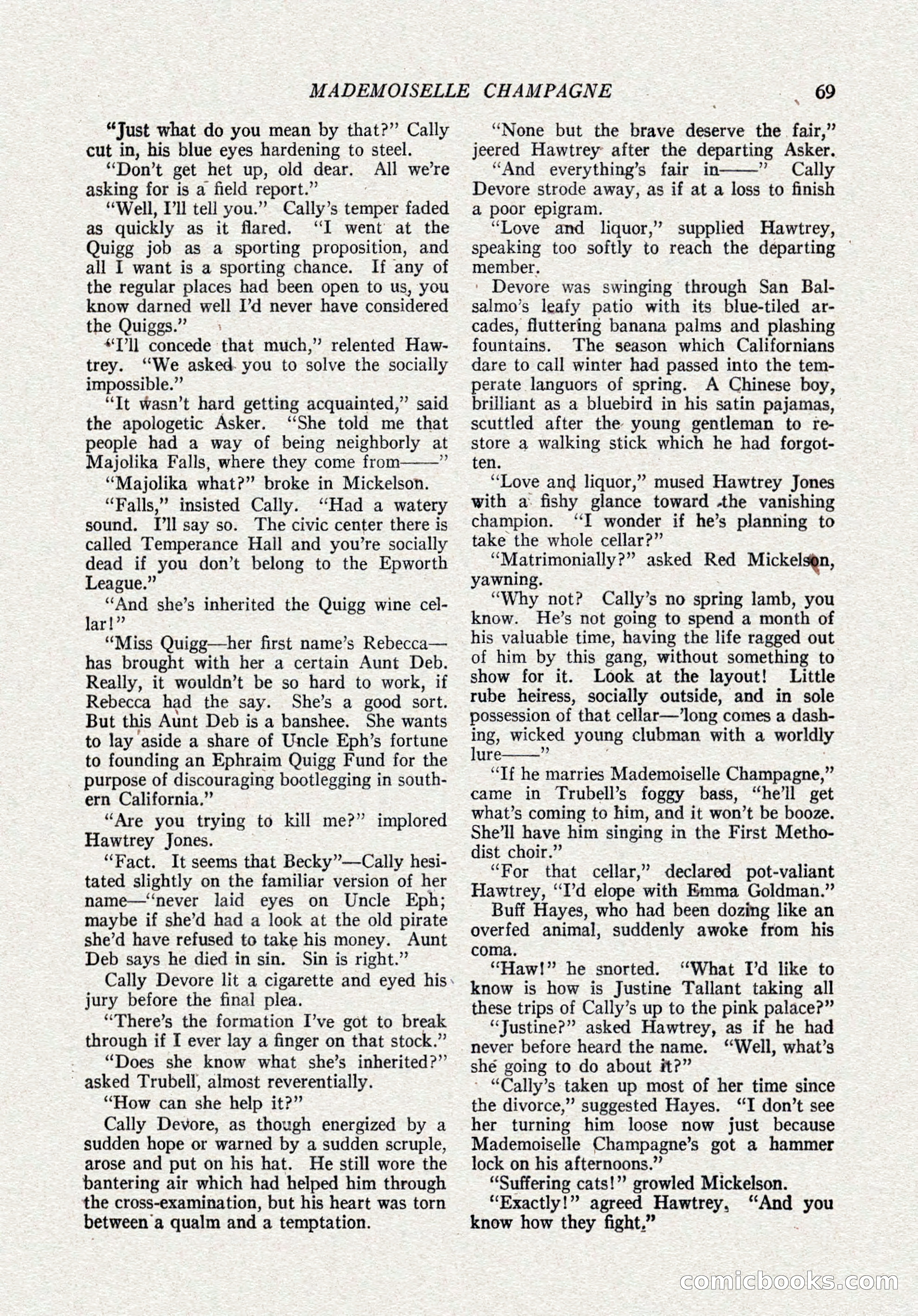 The Popular Magazine, October 15, 1921 — page 71 of 196