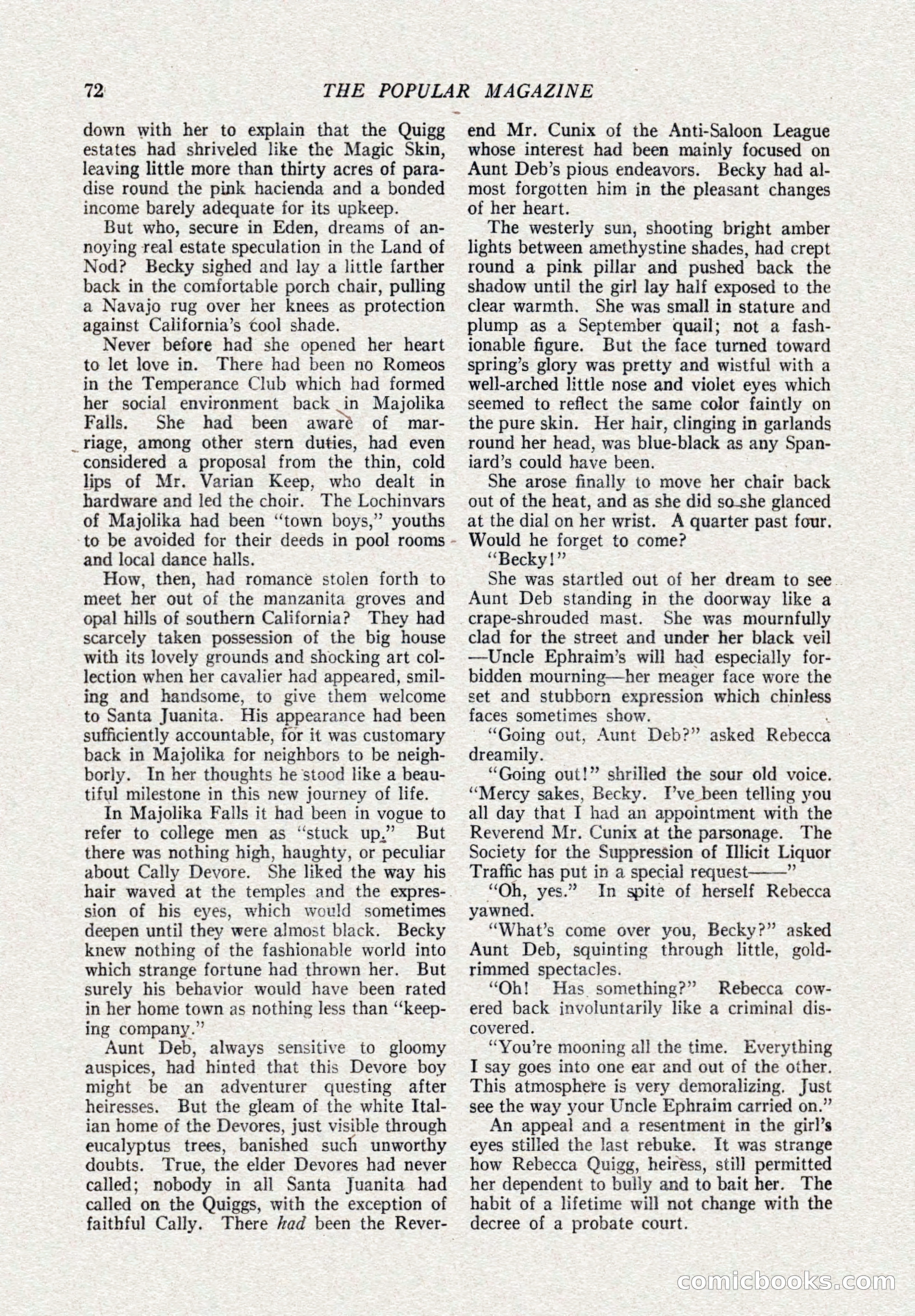 The Popular Magazine, October 15, 1921 — page 74 of 196