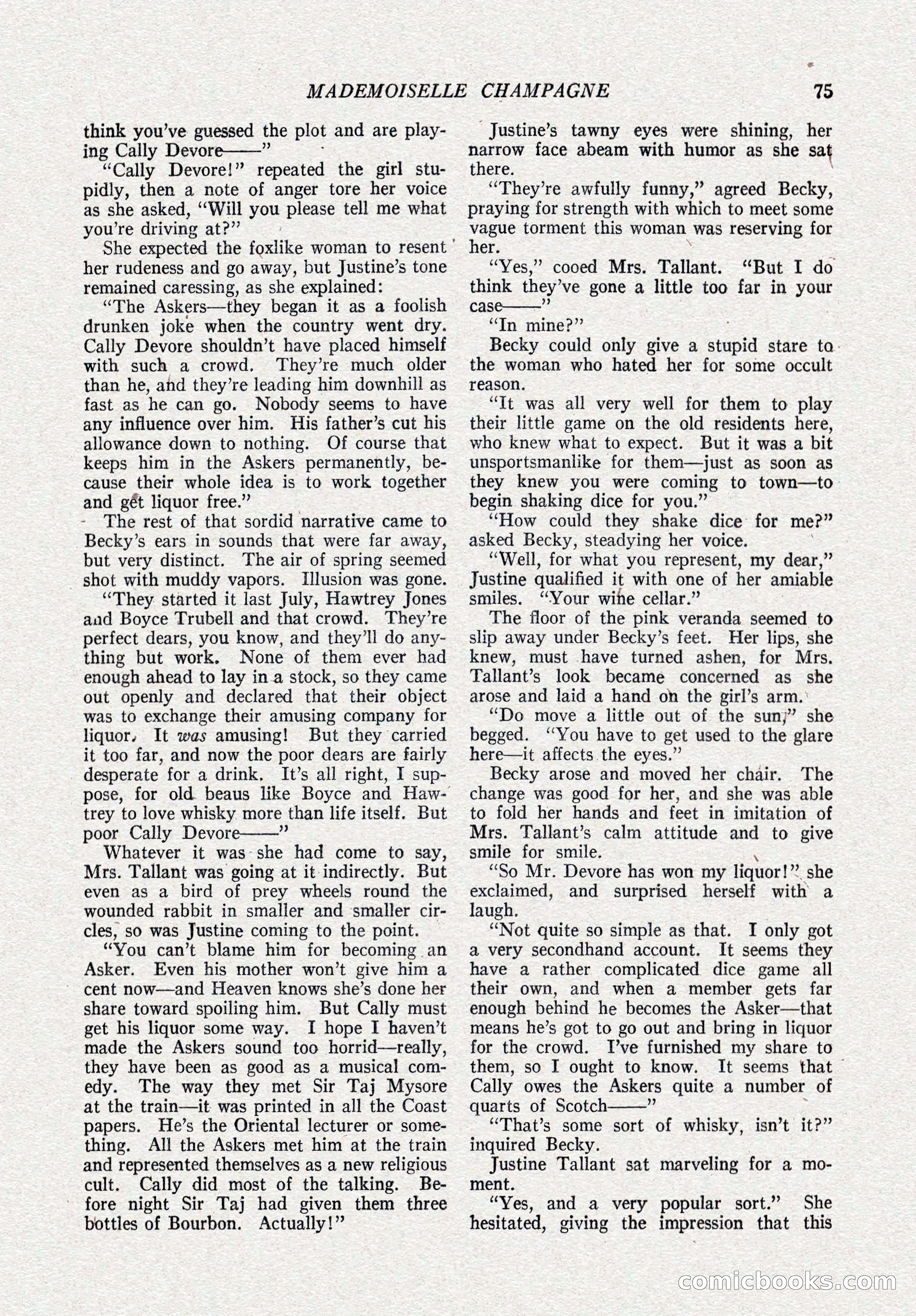 The Popular Magazine, October 15, 1921 — page 77 of 196