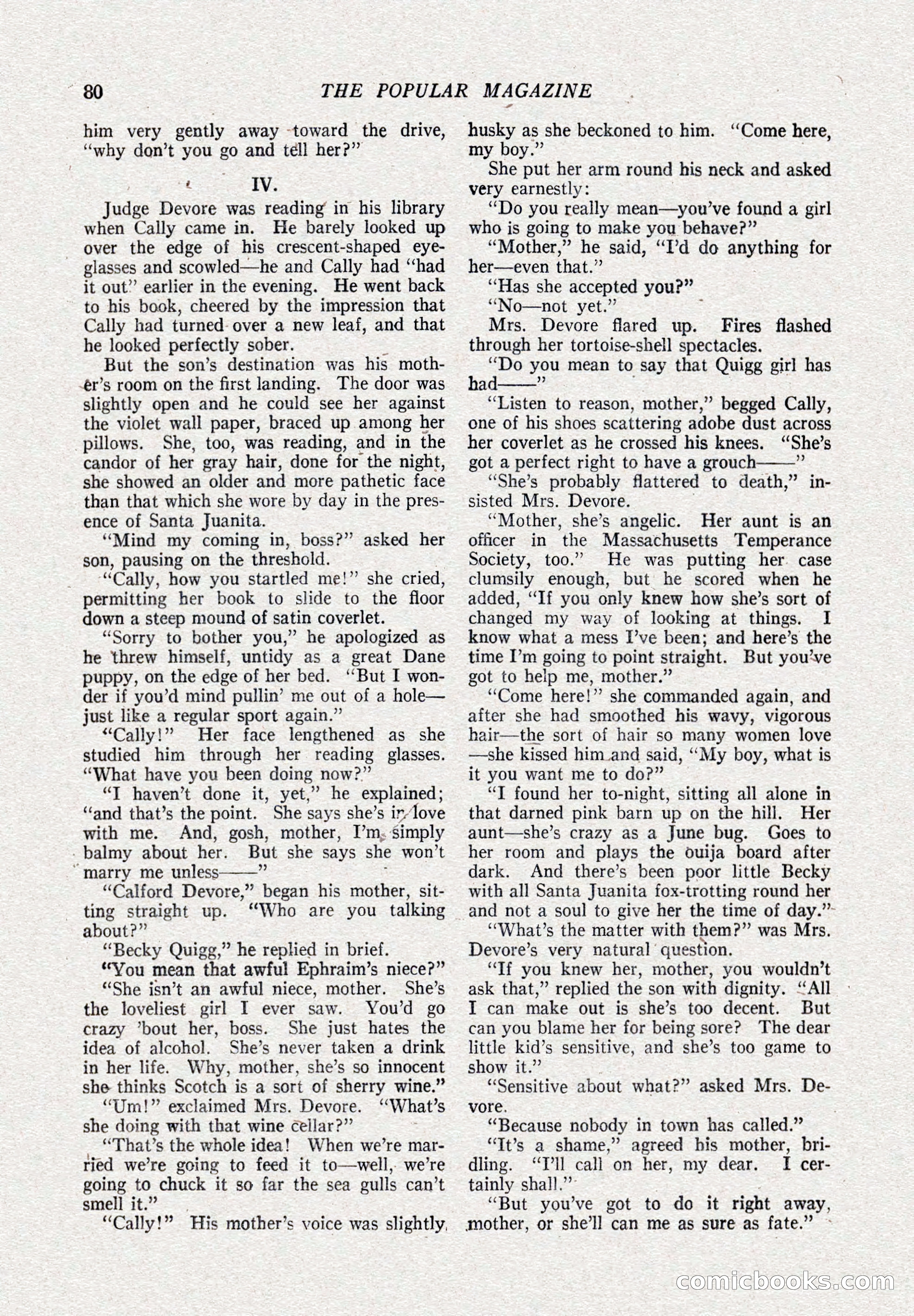 The Popular Magazine, October 15, 1921 — page 82 of 196