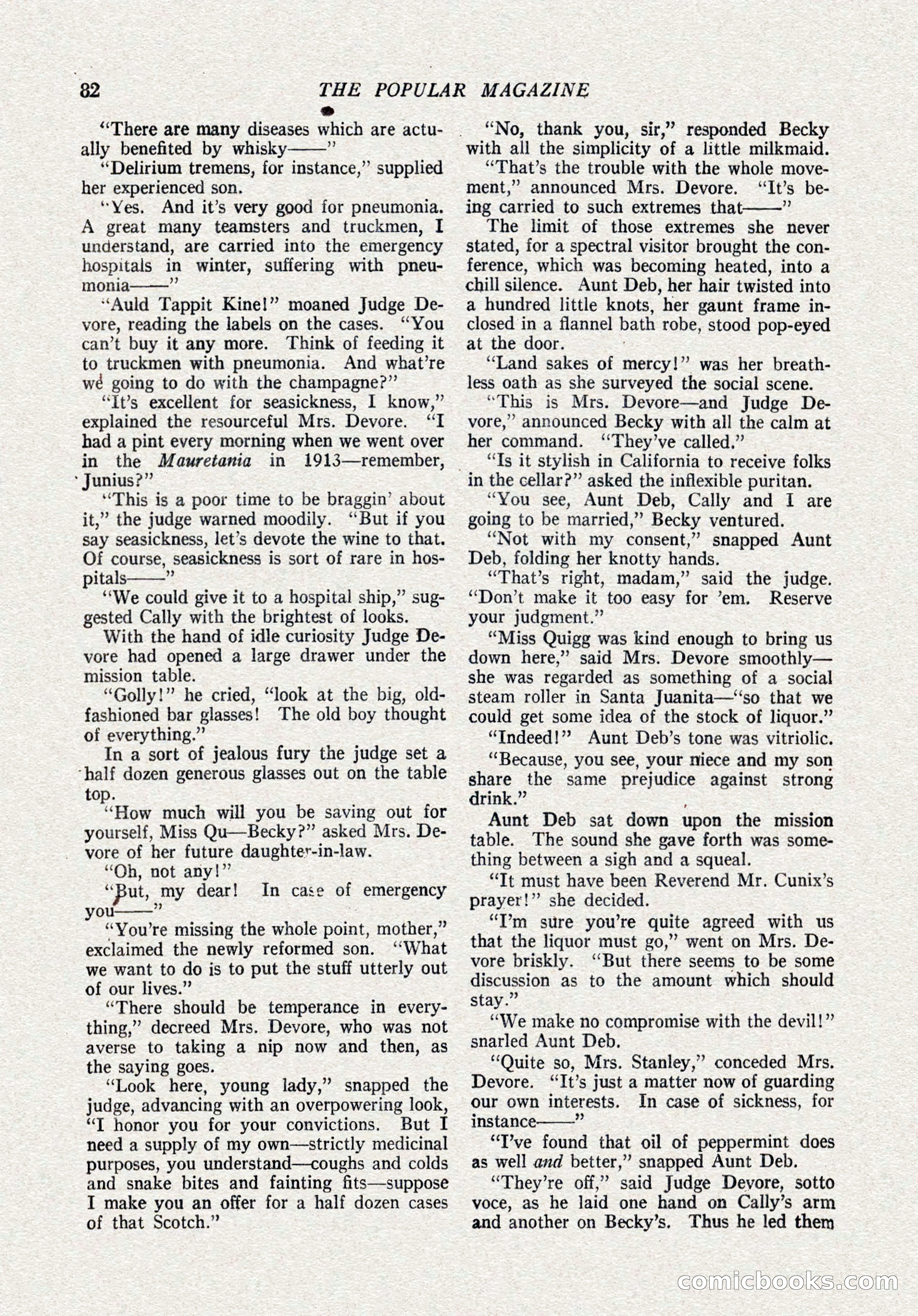 The Popular Magazine, October 15, 1921 — page 84 of 196