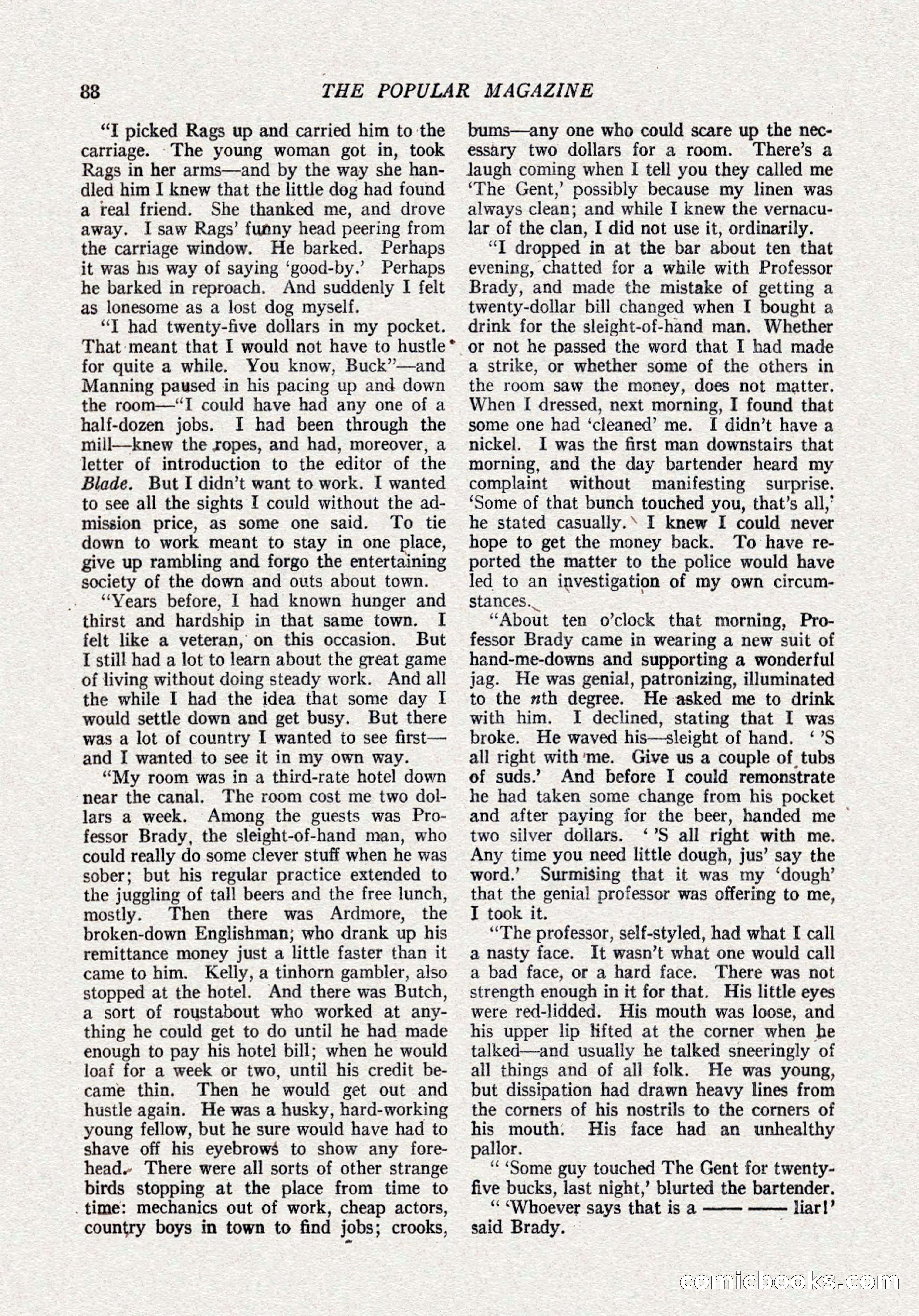 The Popular Magazine, October 15, 1921 — page 90 of 196
