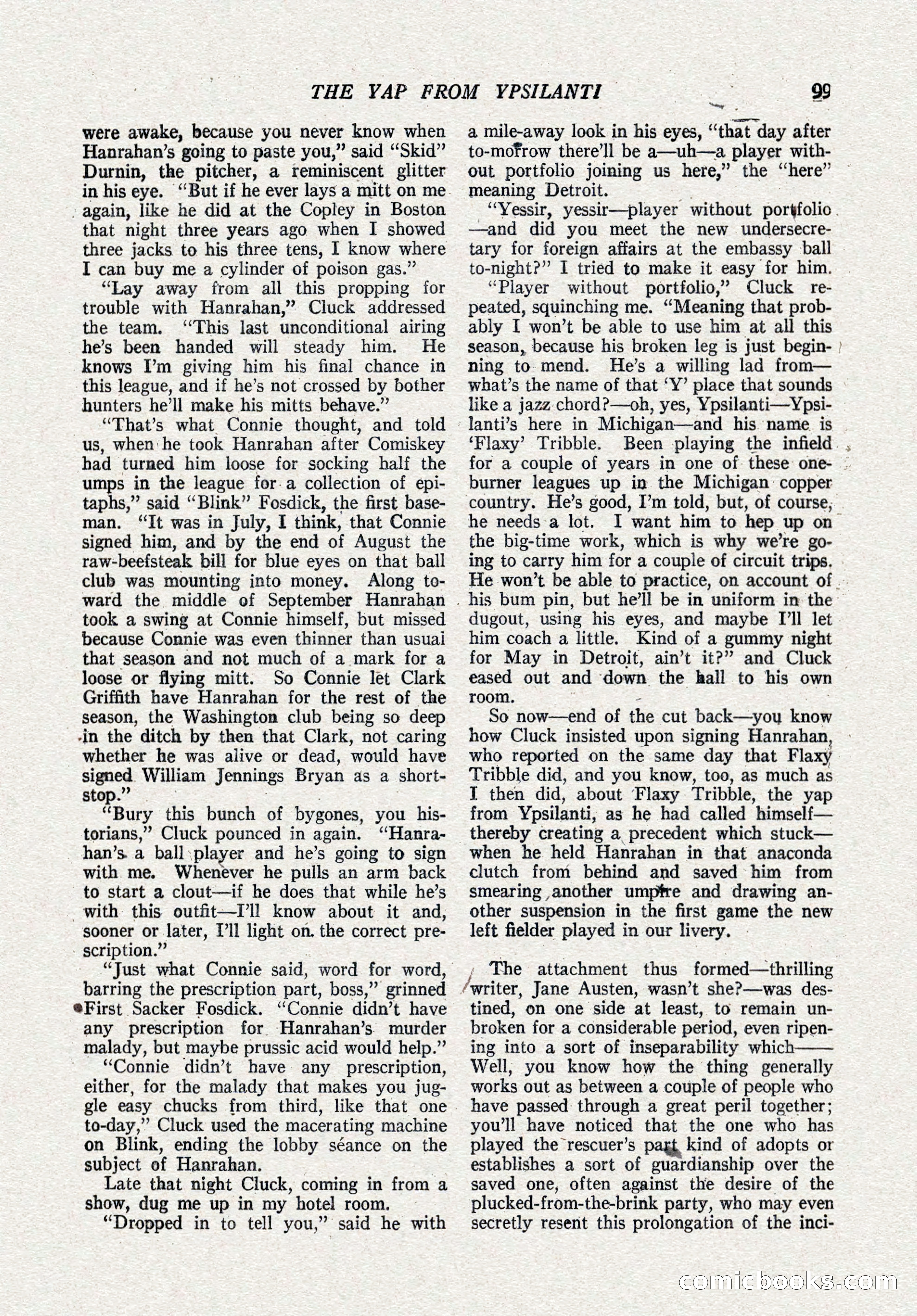 The Popular Magazine, October 15, 1921 — page 101 of 196