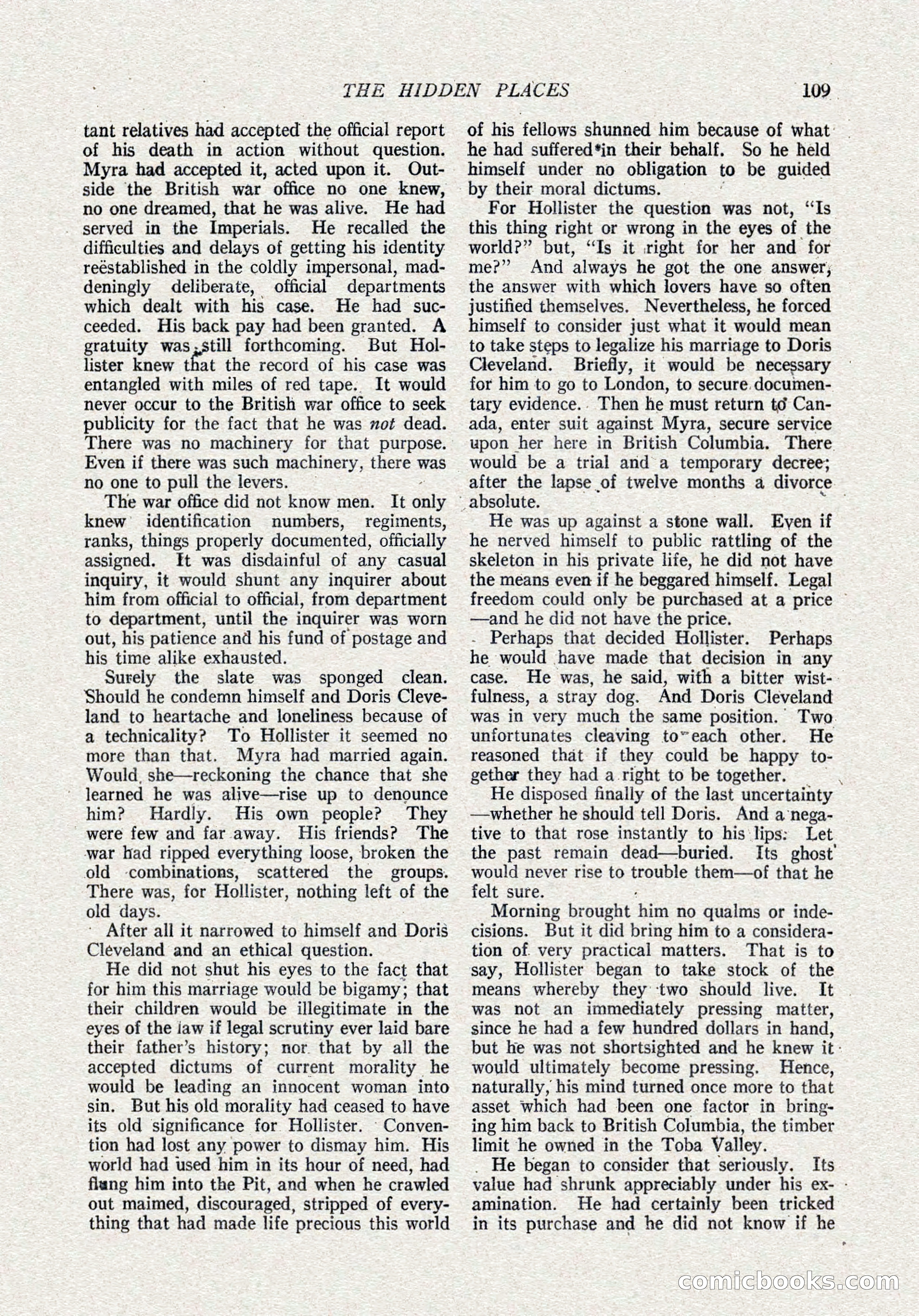 The Popular Magazine, October 15, 1921 — page 111 of 196