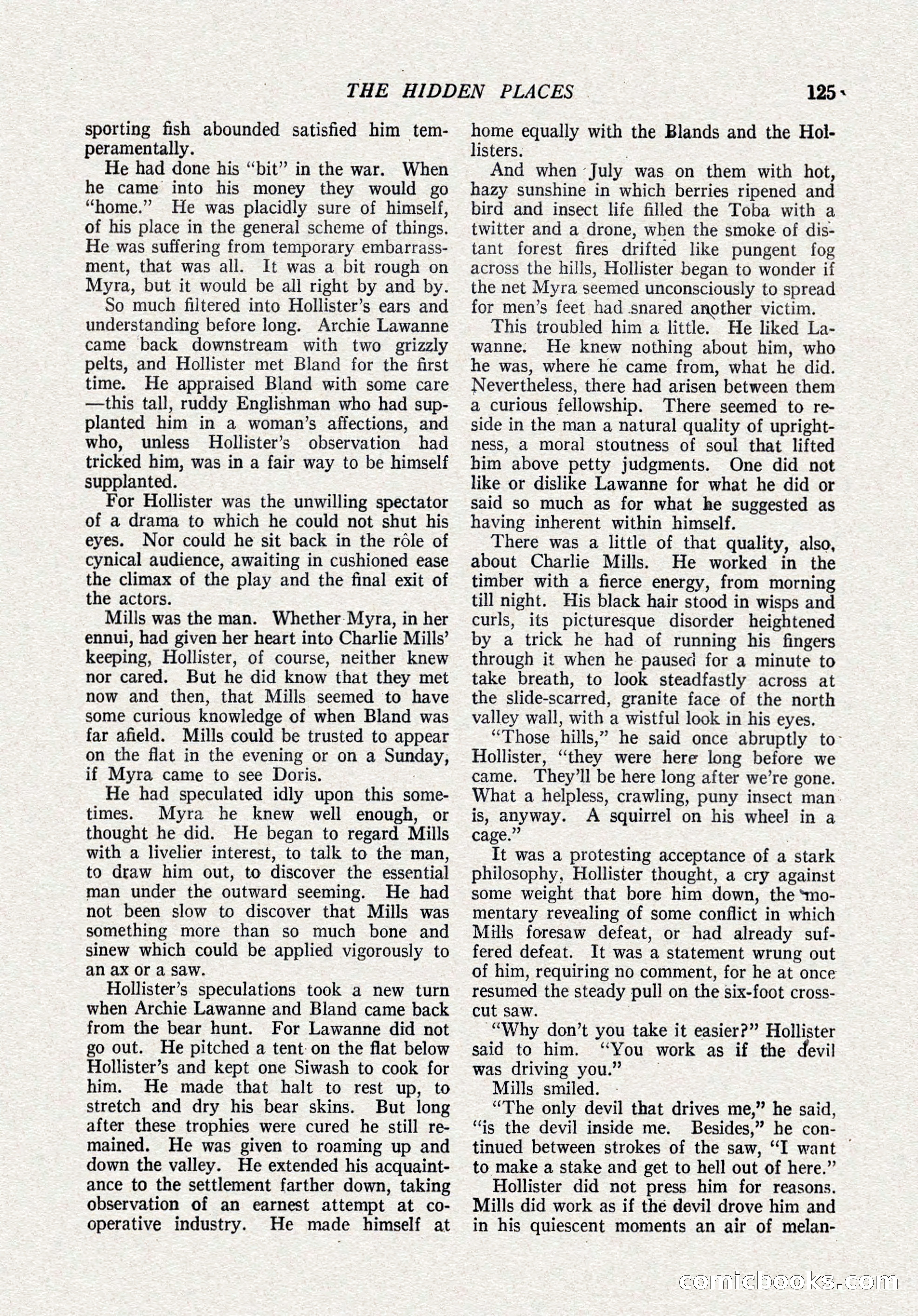 The Popular Magazine, October 15, 1921 — page 127 of 196