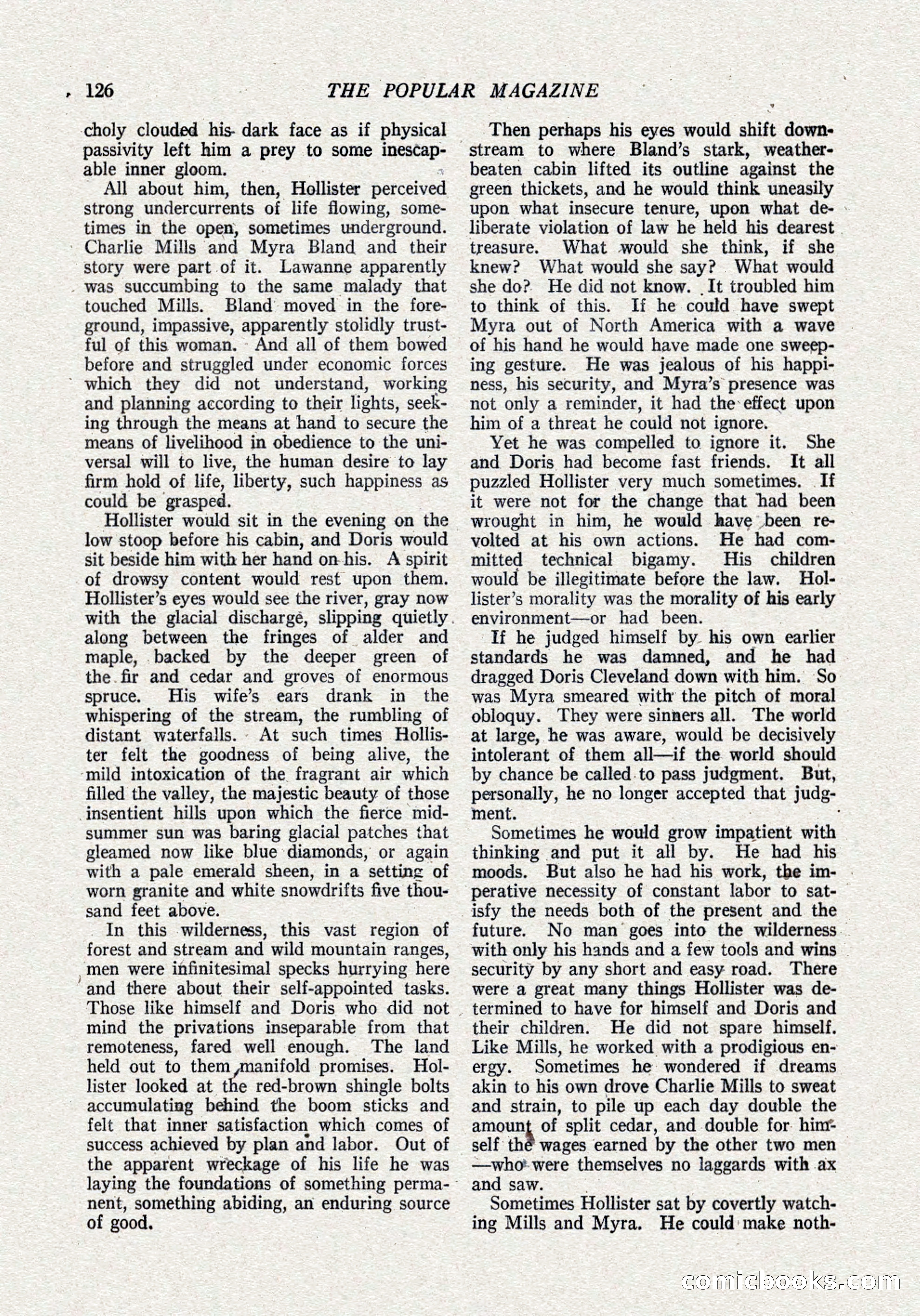The Popular Magazine, October 15, 1921 — page 128 of 196