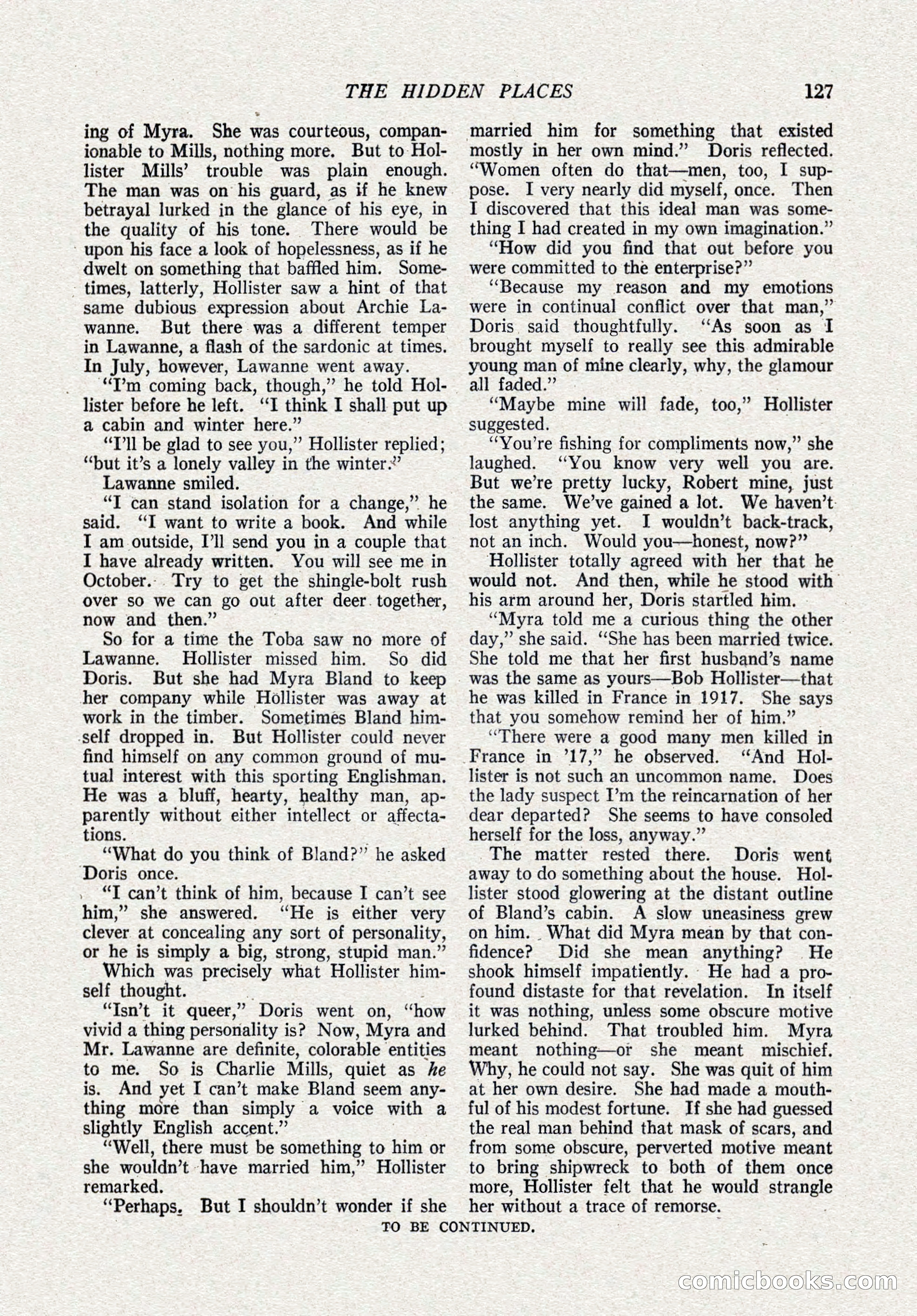 The Popular Magazine, October 15, 1921 — page 129 of 196