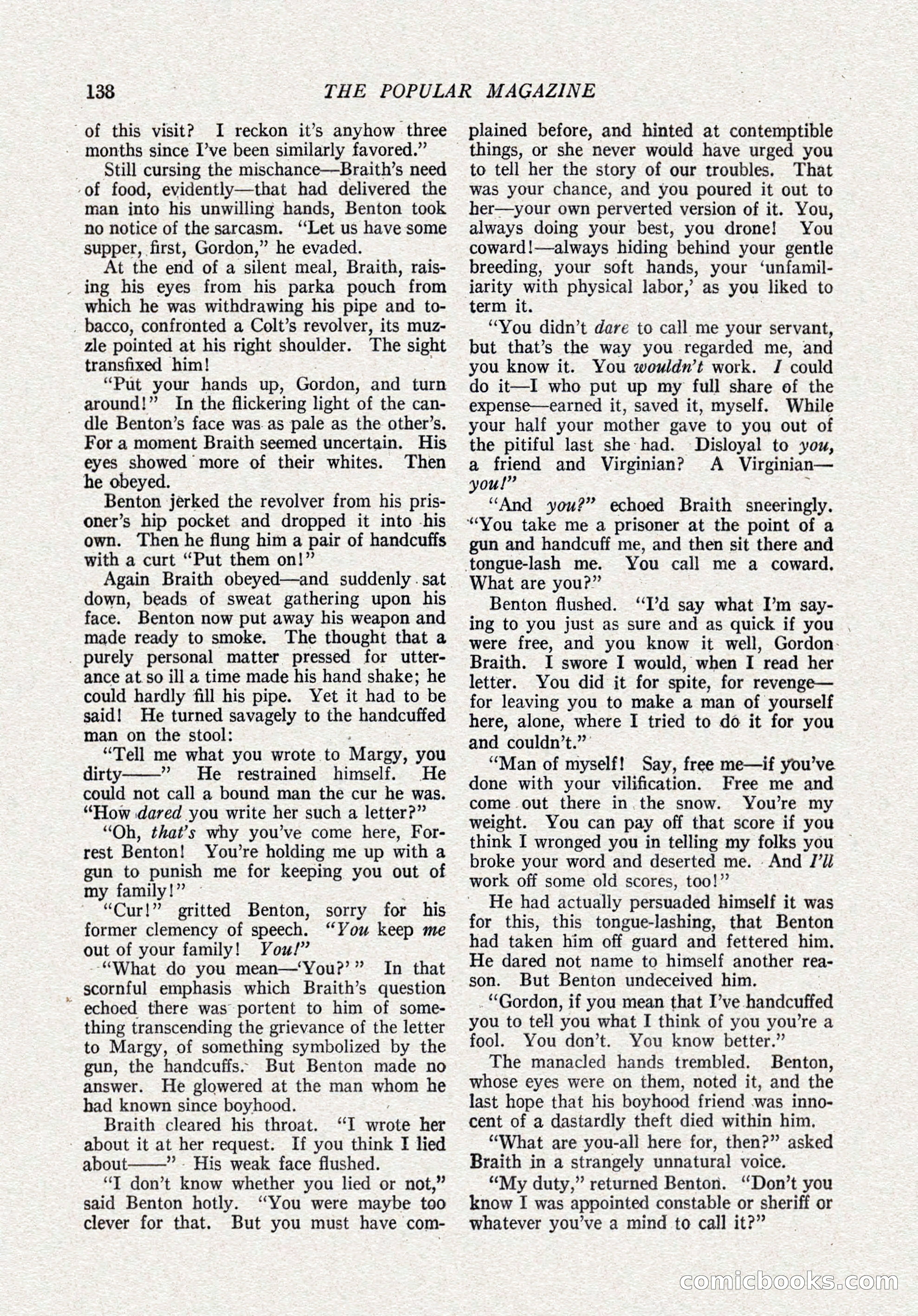 The Popular Magazine, October 15, 1921 — page 140 of 196