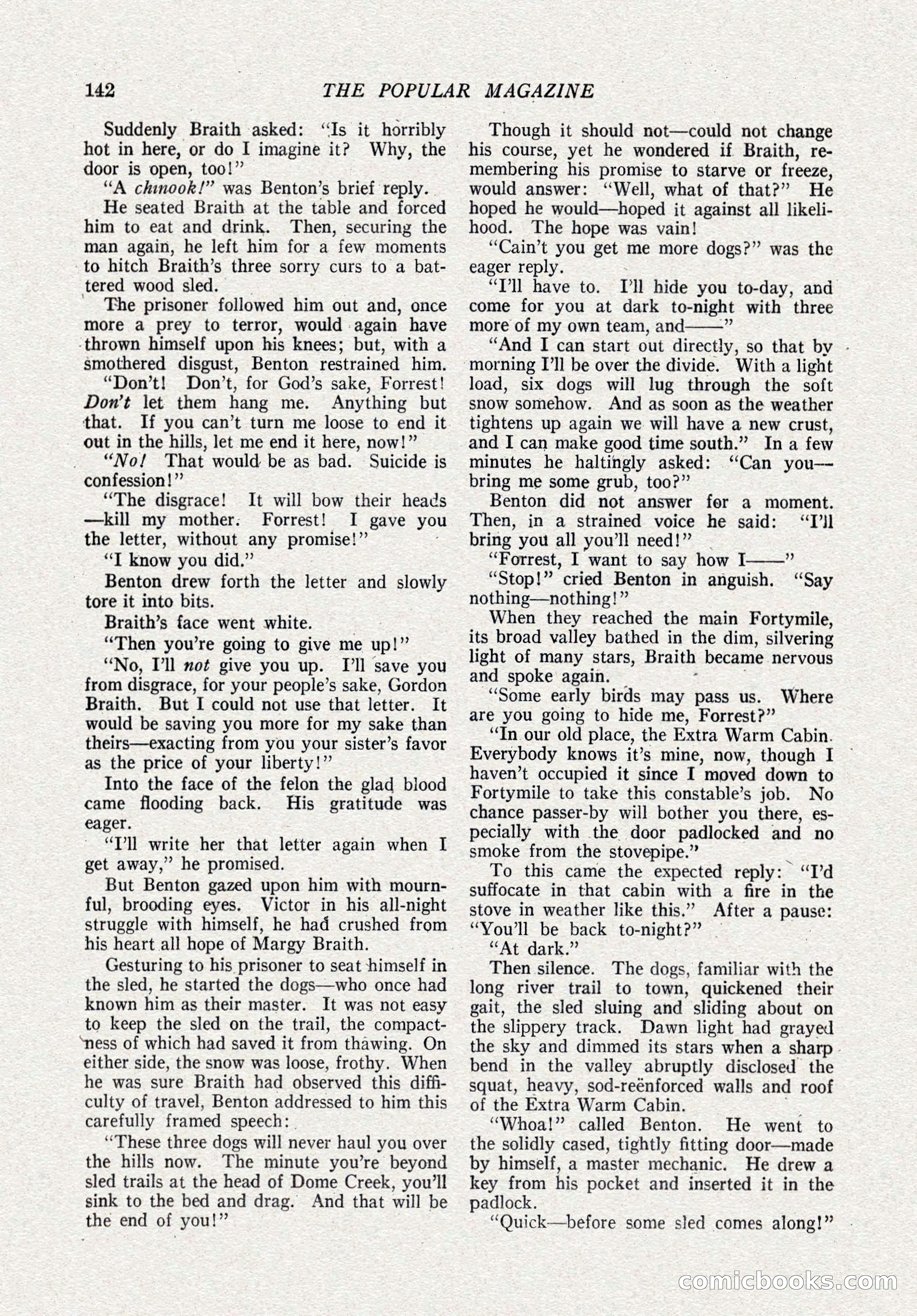 The Popular Magazine, October 15, 1921 — page 144 of 196