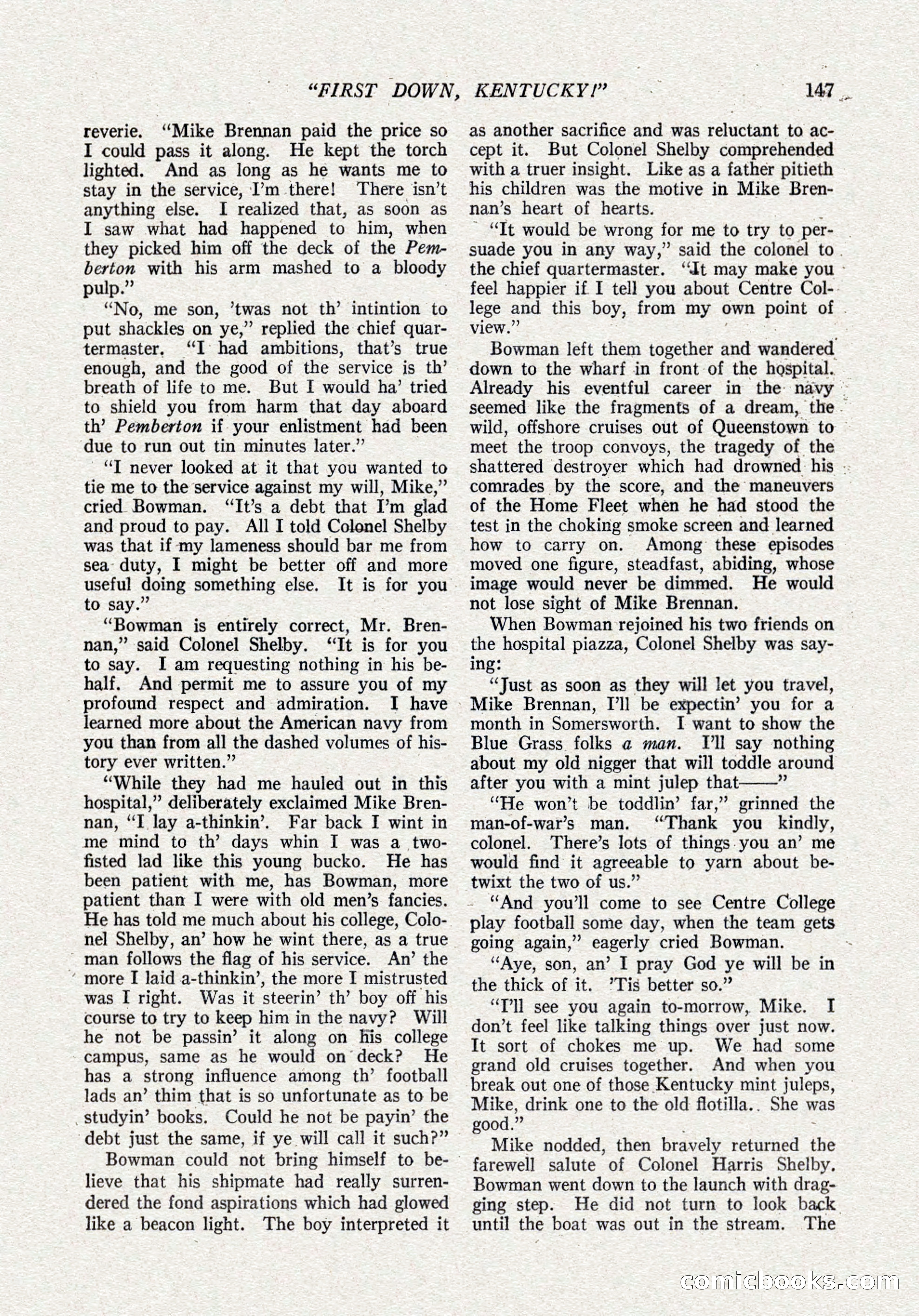 The Popular Magazine, October 15, 1921 — page 149 of 196