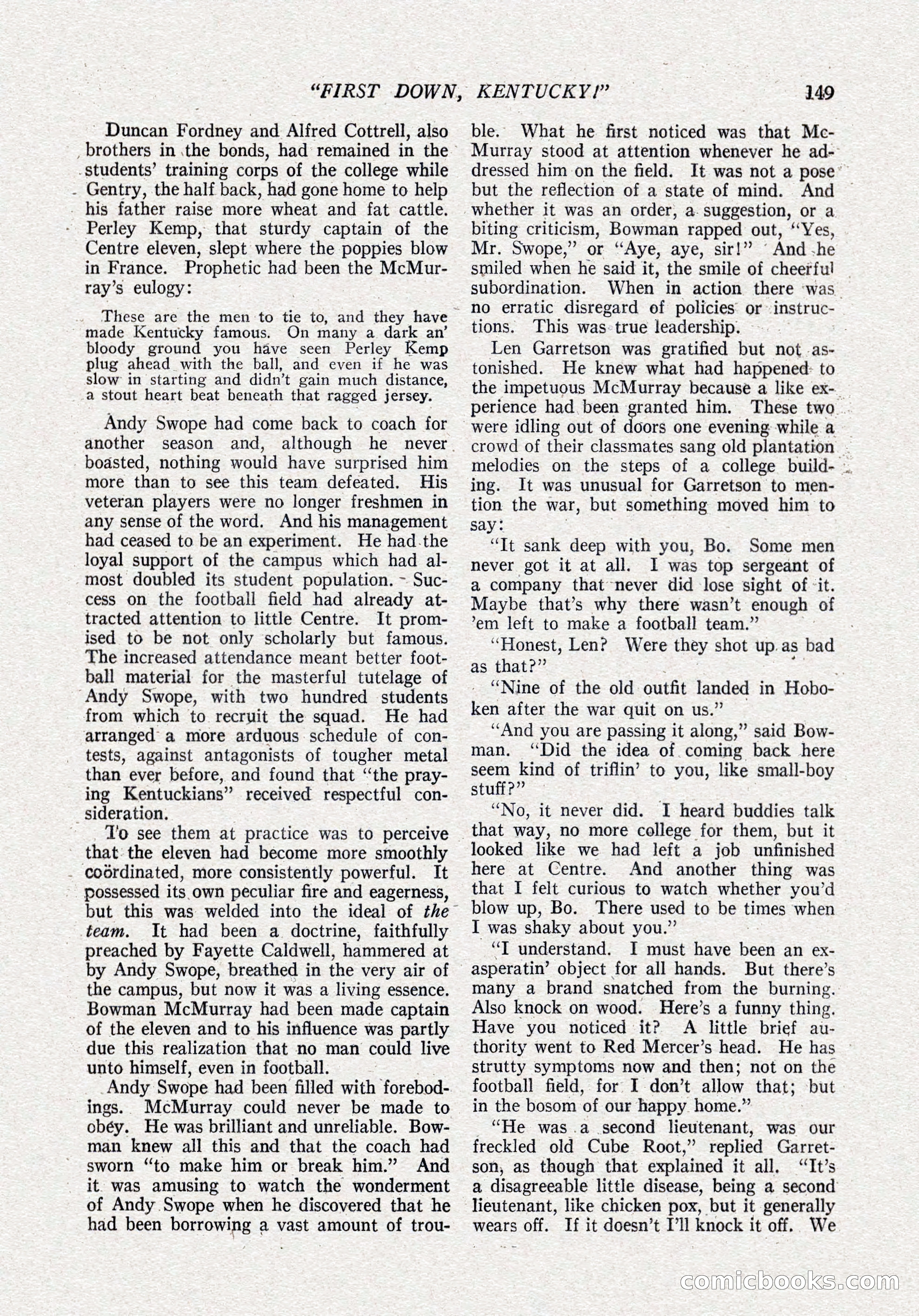 The Popular Magazine, October 15, 1921 — page 151 of 196