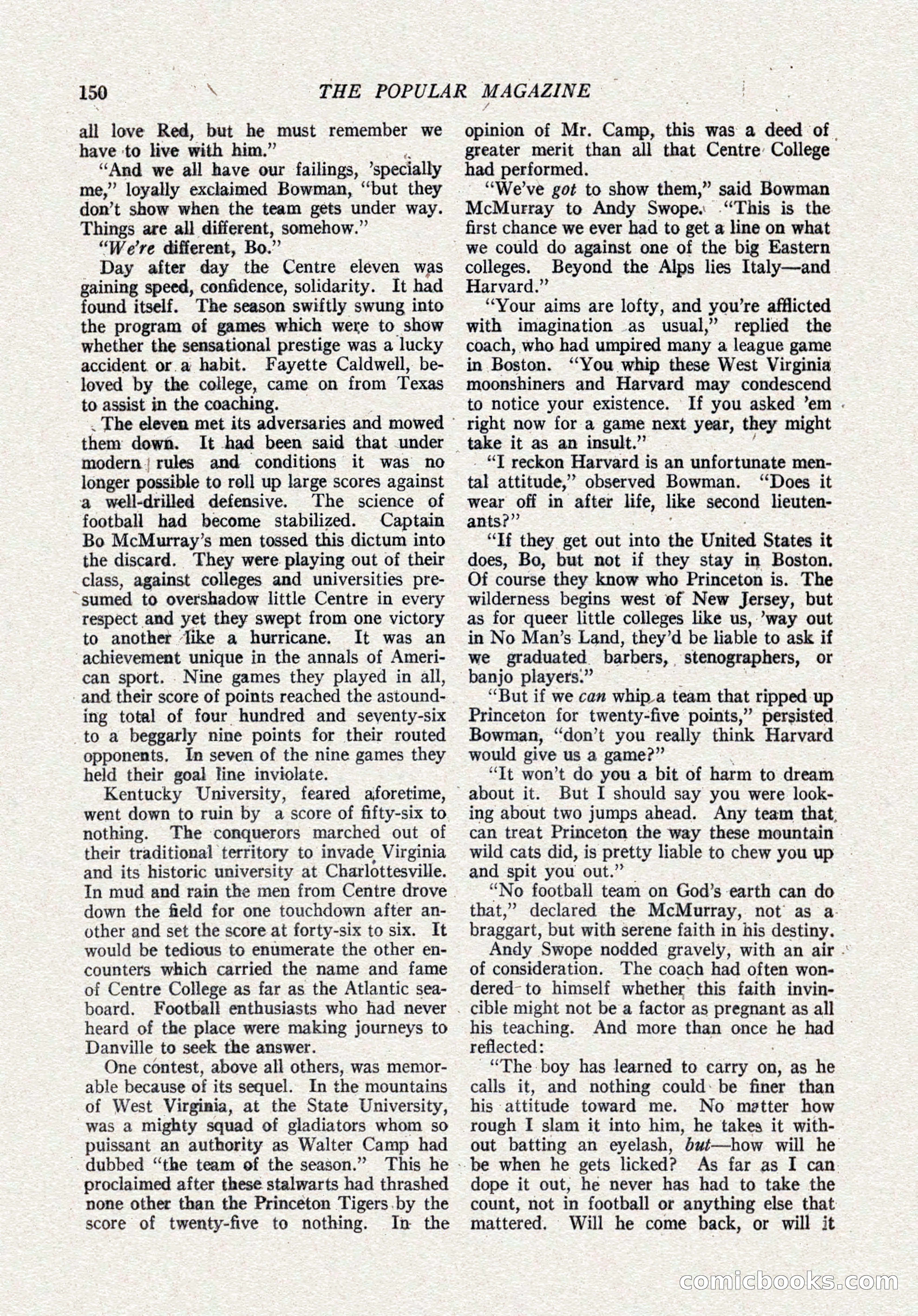 The Popular Magazine, October 15, 1921 — page 152 of 196