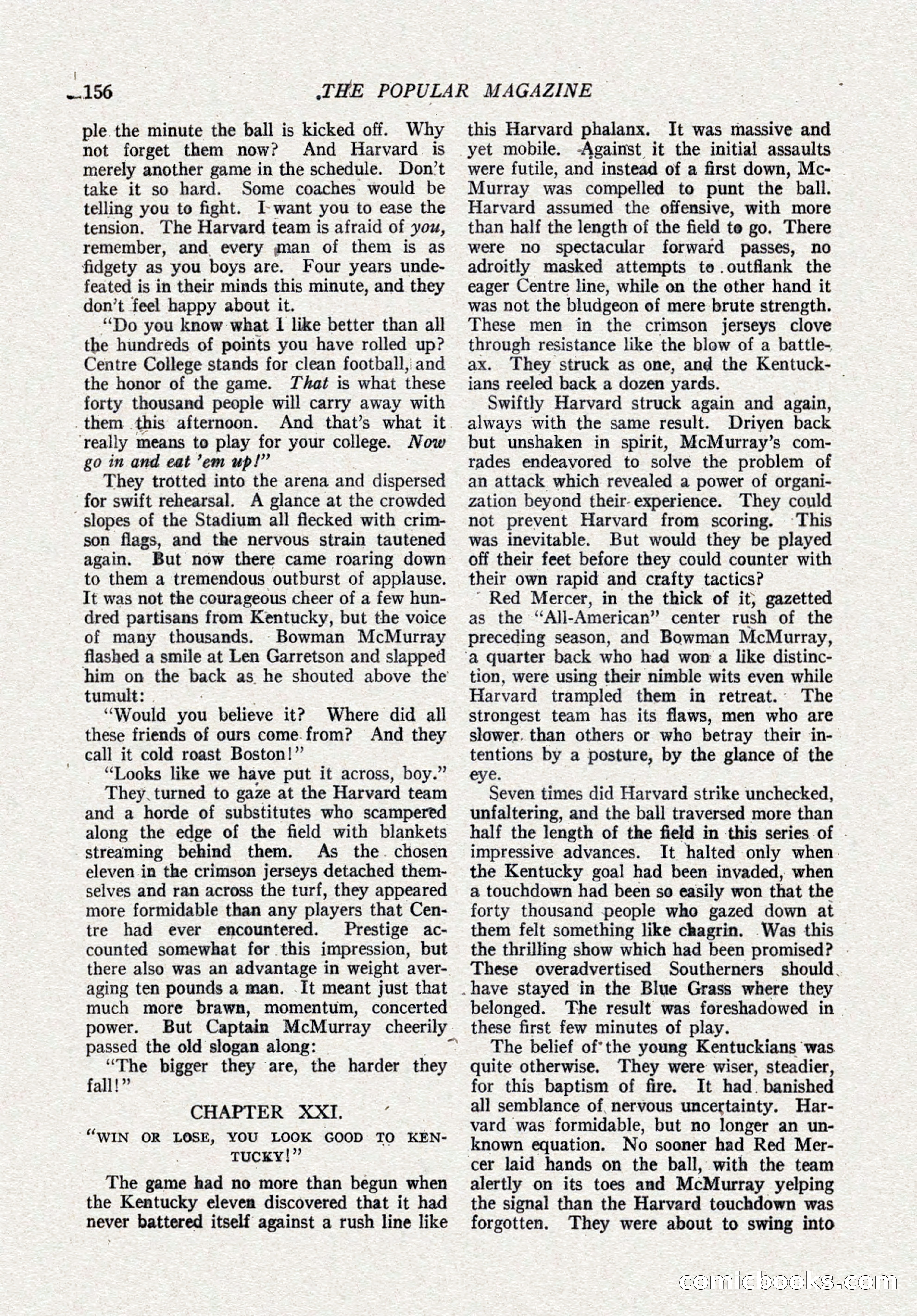 The Popular Magazine, October 15, 1921 — page 158 of 196