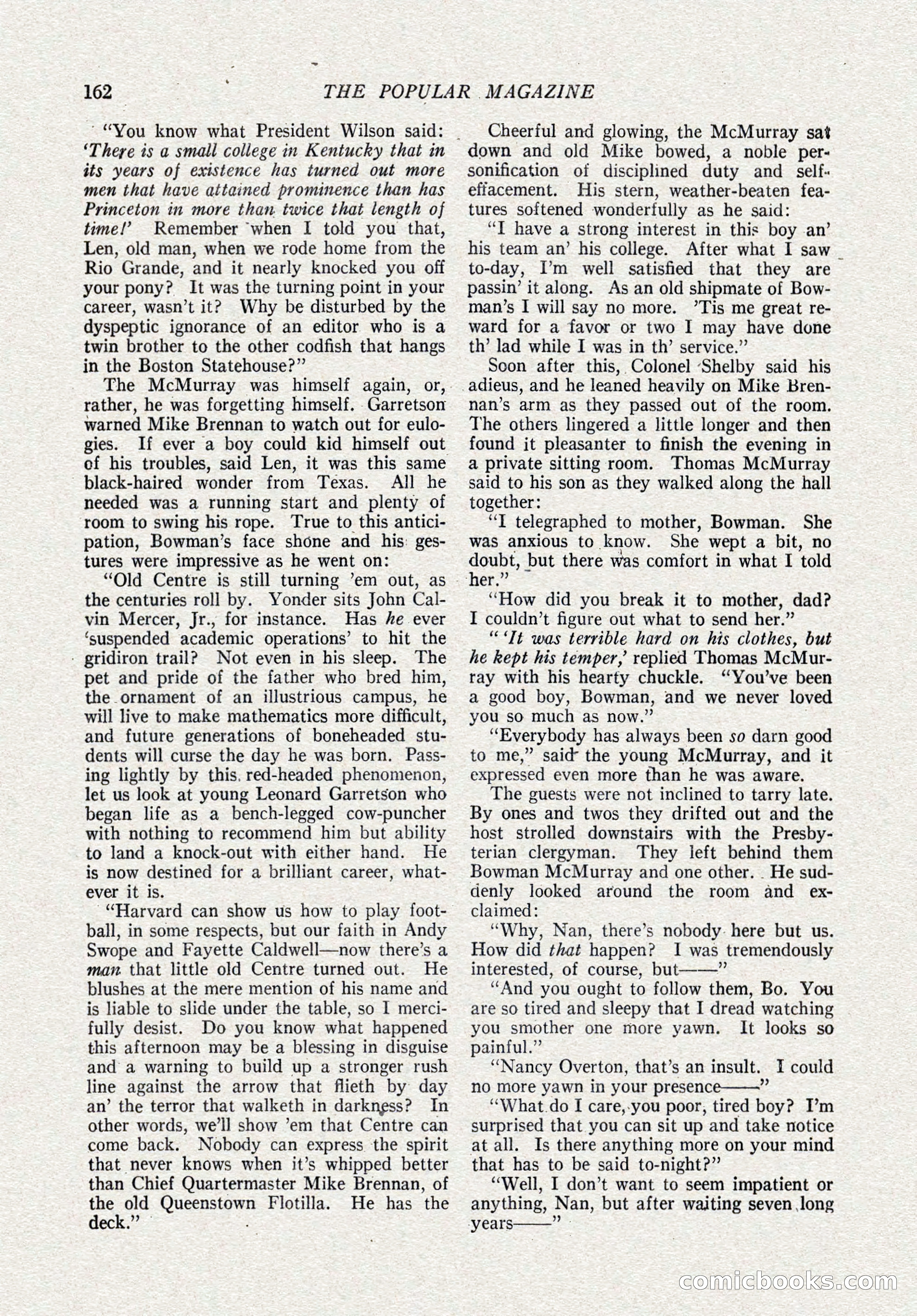 The Popular Magazine, October 15, 1921 — page 164 of 196