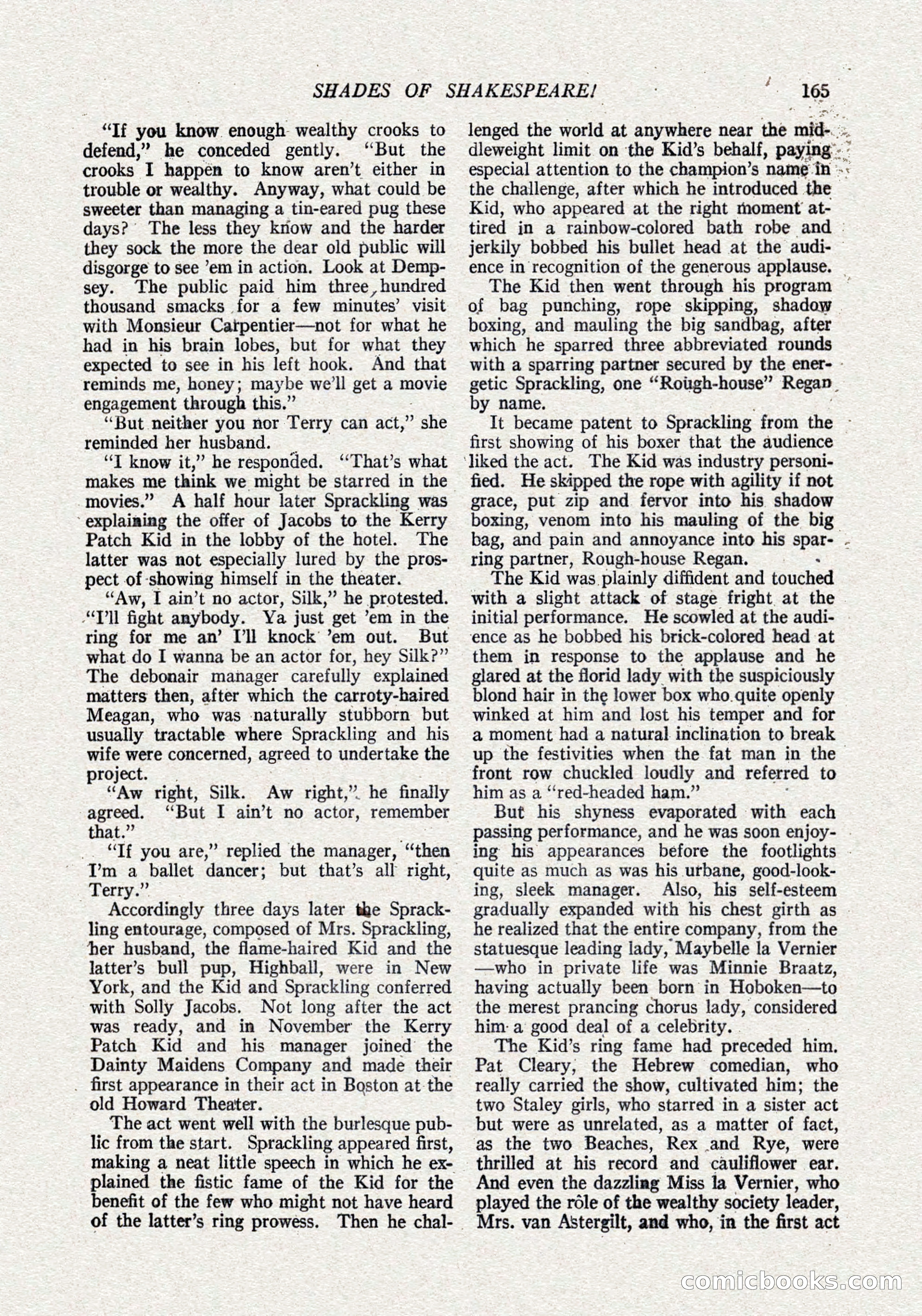 The Popular Magazine, October 15, 1921 — page 167 of 196