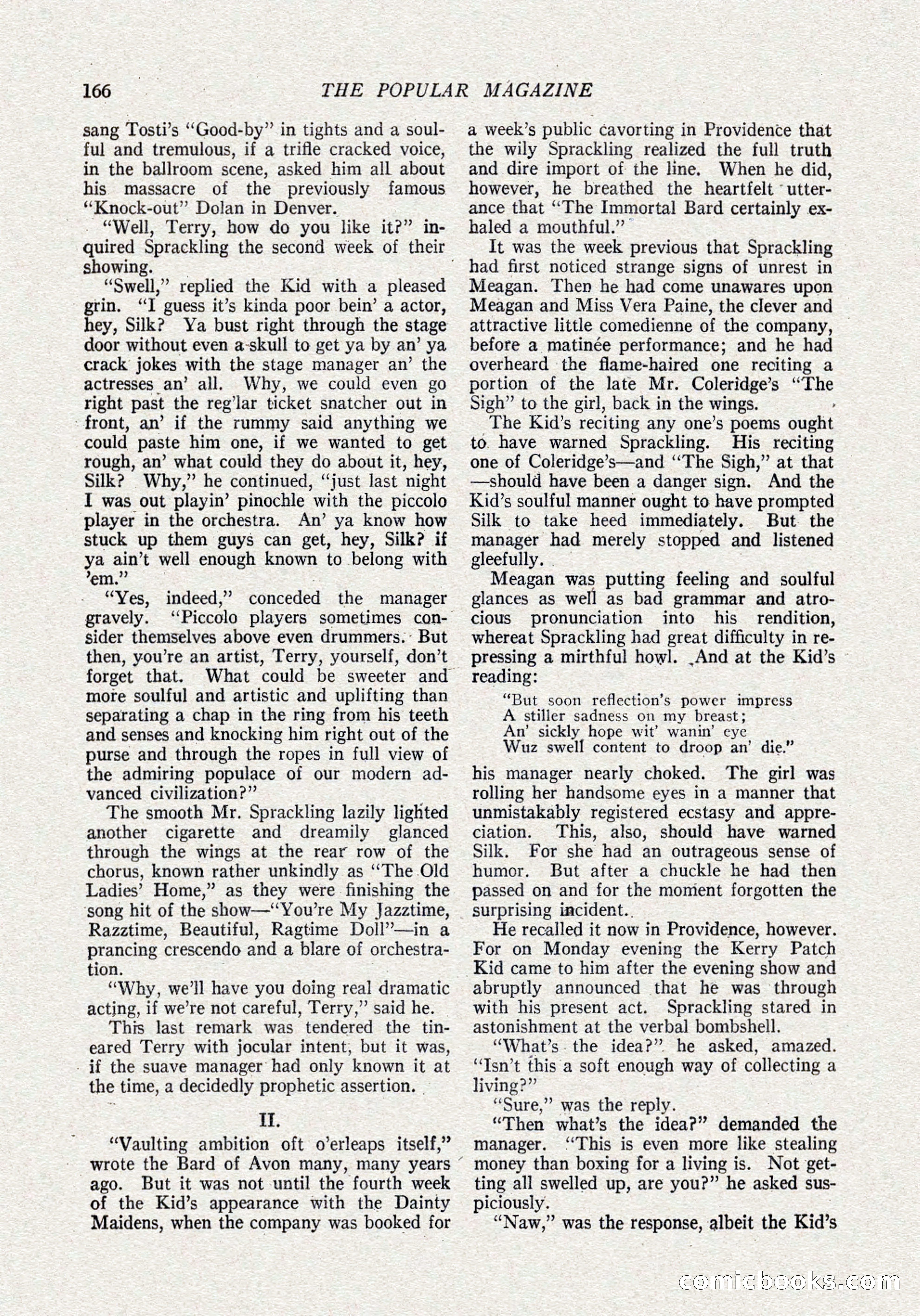 The Popular Magazine, October 15, 1921 — page 168 of 196