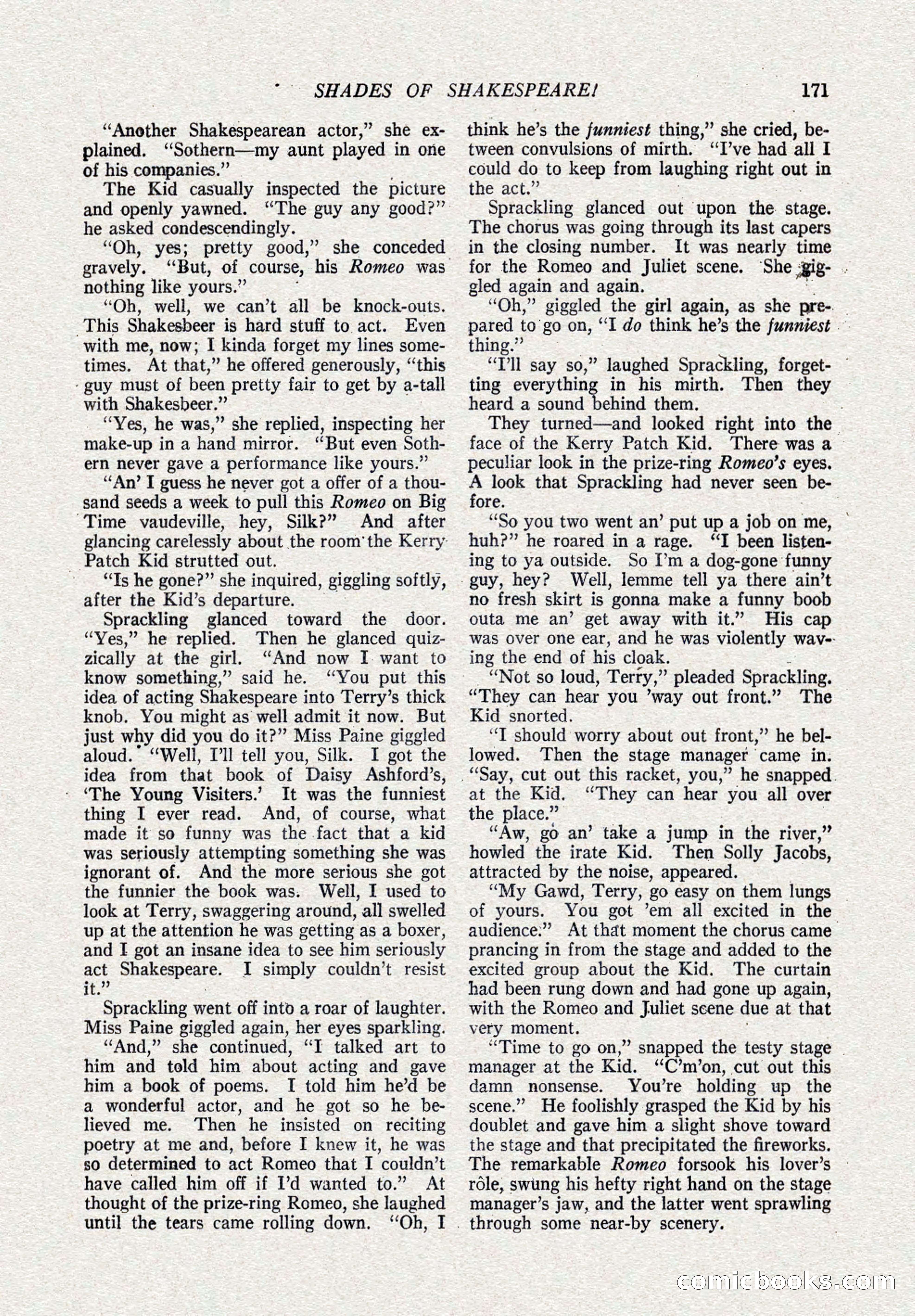 The Popular Magazine, October 15, 1921 — page 173 of 196