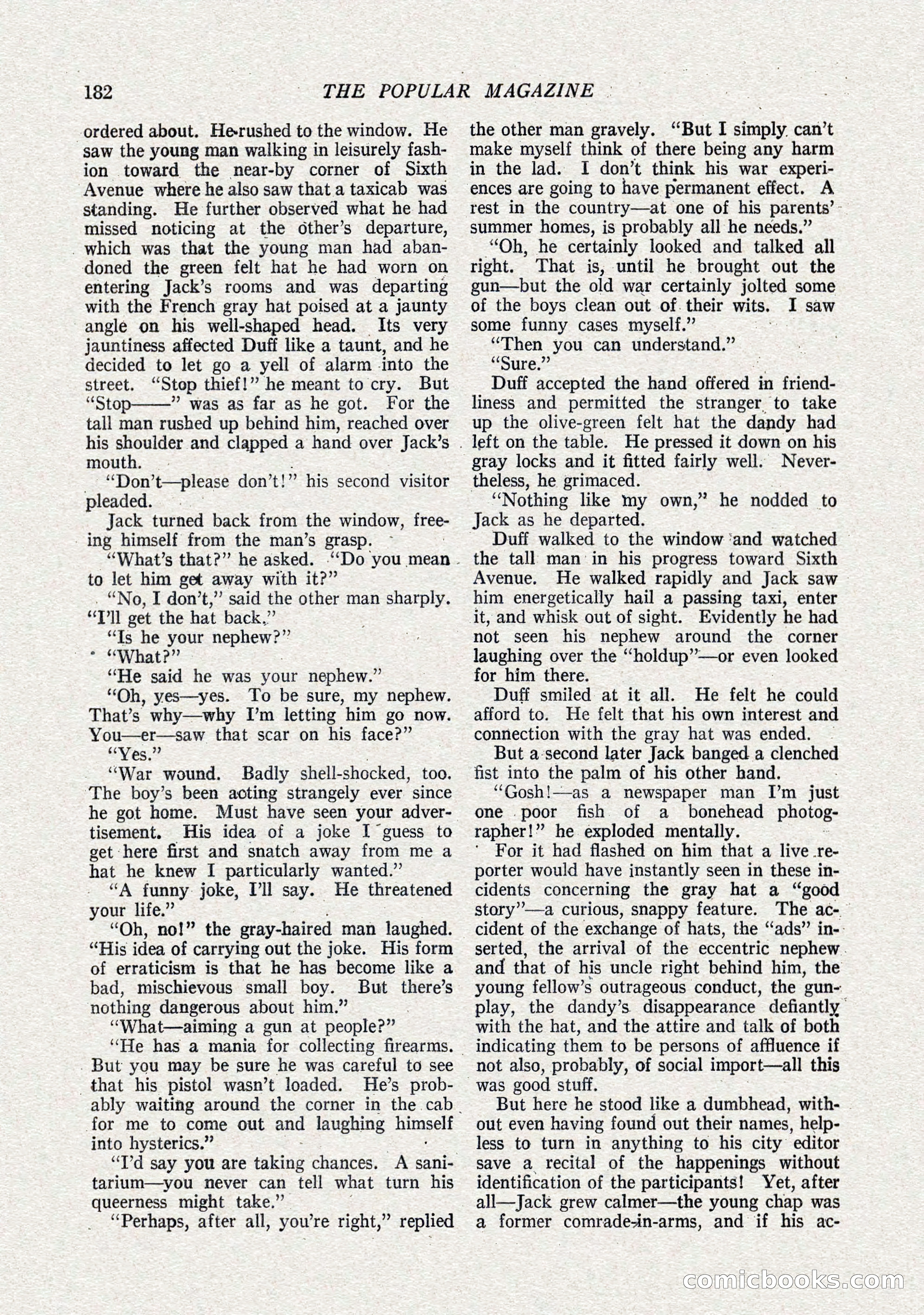 The Popular Magazine, October 15, 1921 — page 184 of 196