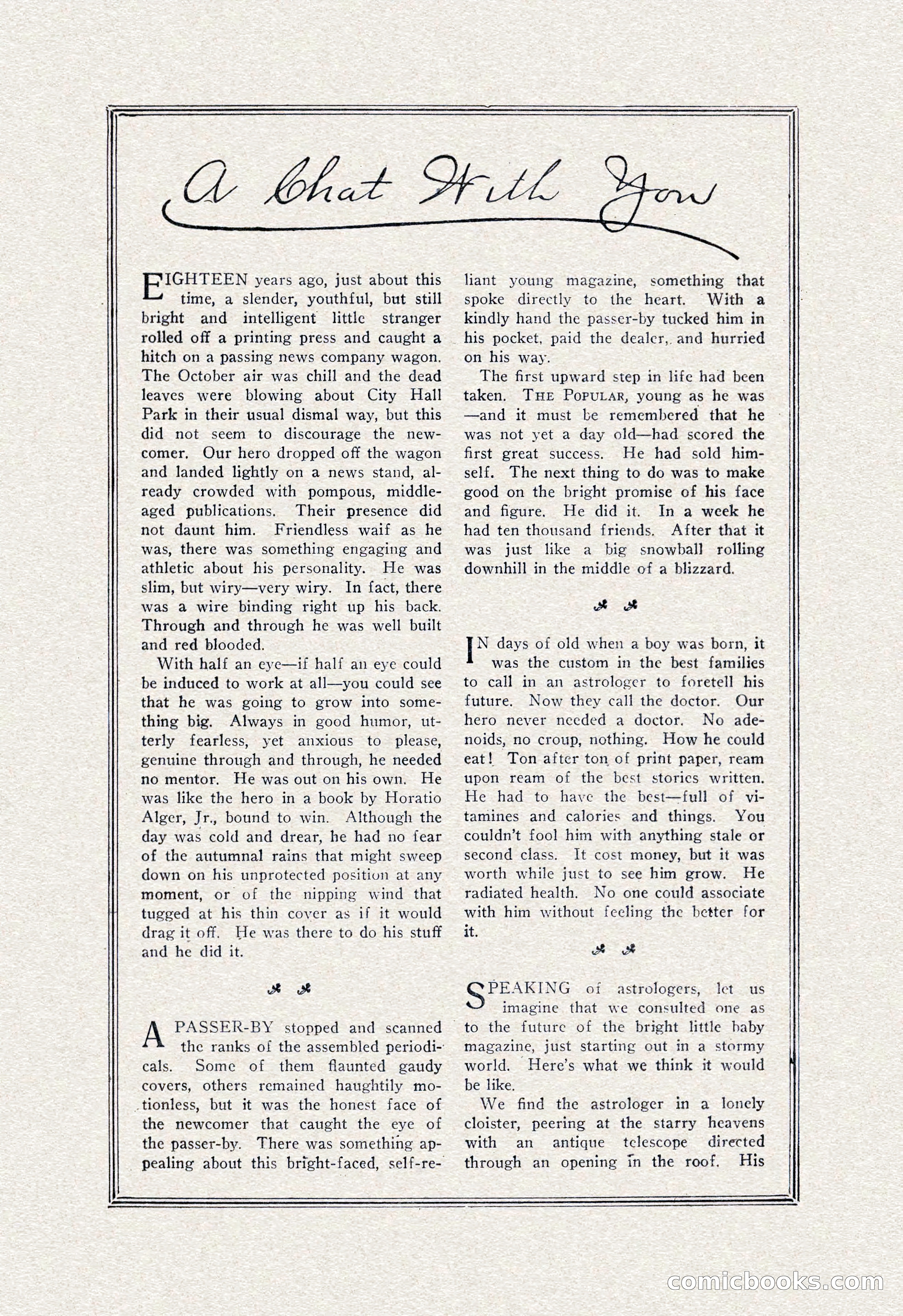 The Popular Magazine, October 15, 1921 — page 193 of 196